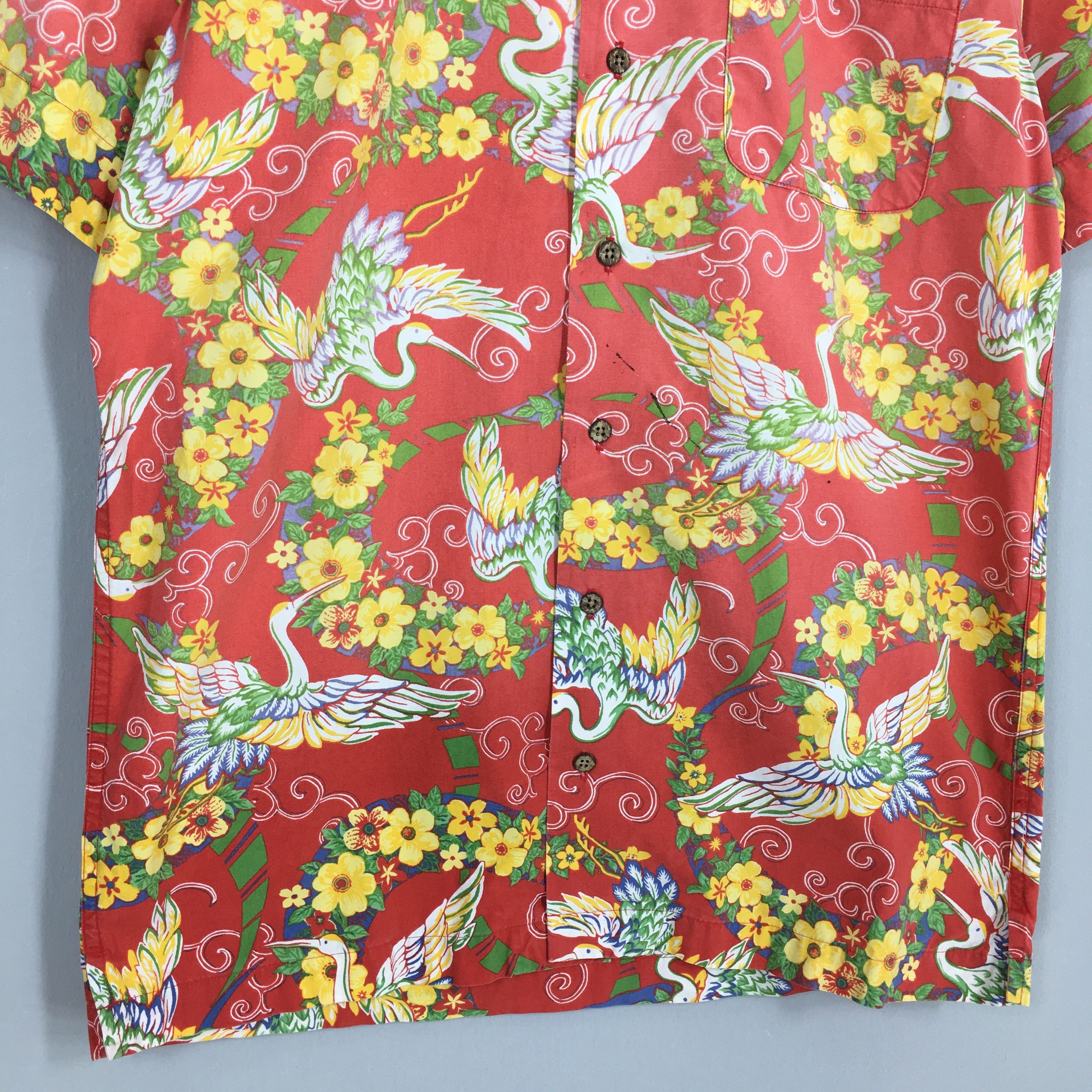 Polo Ralph Lauren Vintage Polo Ralph Lauren Floral Hawaiian Shirt Small Size US S / EU 44-46 / 1 - 4 Thumbnail