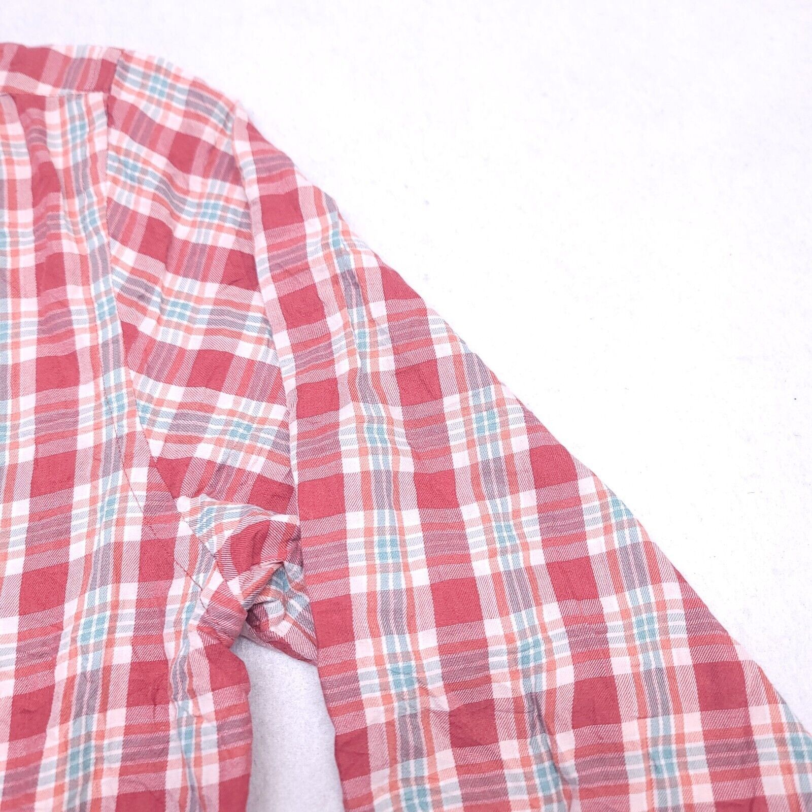 Arrow Arrow Tartan Flannel Casual Shirt Mens Size Large L Red Blue Size US L / EU 52-54 / 3 - 5 Thumbnail