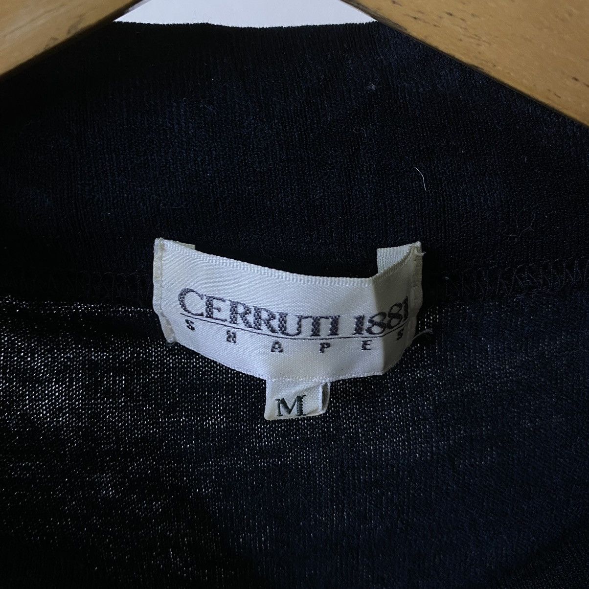 Cerruti 1881 Cerruti 1881 Shapes High Neck Black Blank LS Tee Size US M / EU 48-50 / 2 - 3 Thumbnail