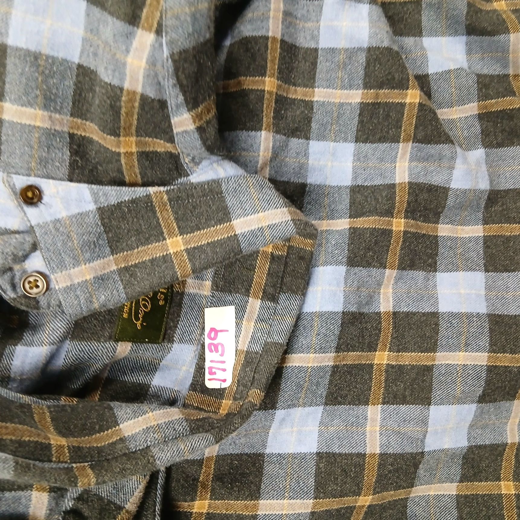 Orvis Orvis Signature Button Up Flannel Shirt Mens Medium Blue Plaid Shirt Long Sleeve casual Workwear Size US M / EU 48-50 / 2 - 7 Thumbnail