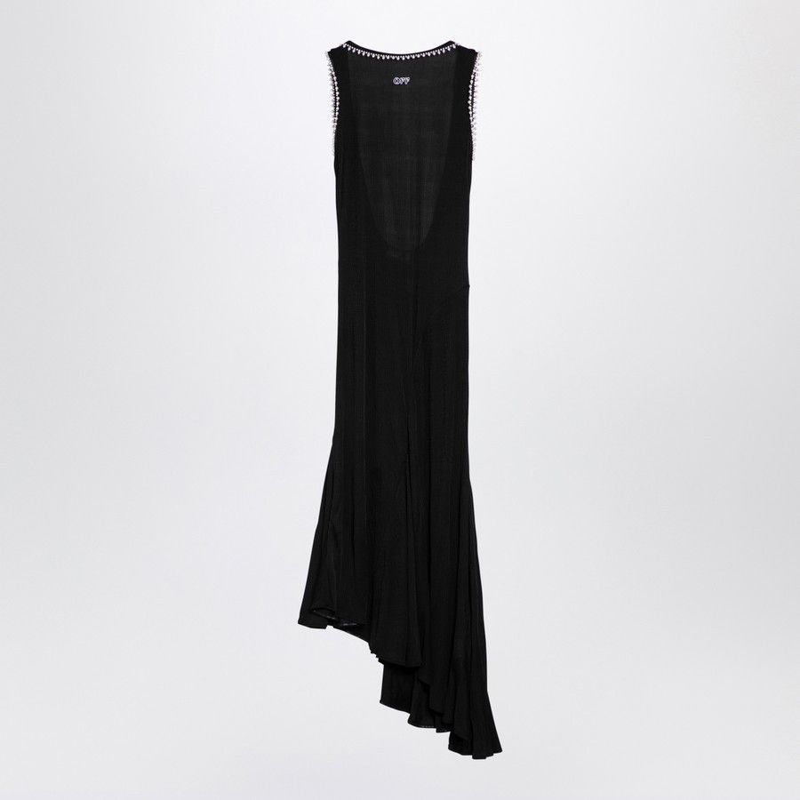Off-White o1d2blof0924 Stretch Jersey Dress in Black Size M / US 6-8 / IT 42-44 - 1 Thumbnail