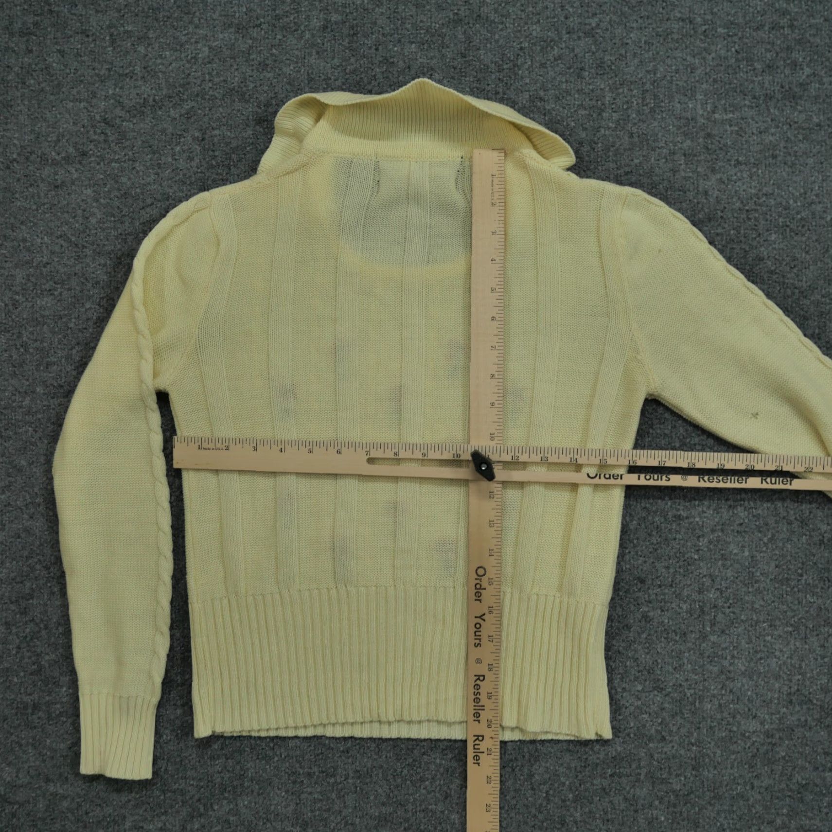 Vintage VINTAGE Maurices Sweater Womens S Cream Pullover Cable Knit 80s Floral Long Sleeve Size S / US 4 / IT 40 - 6 Thumbnail