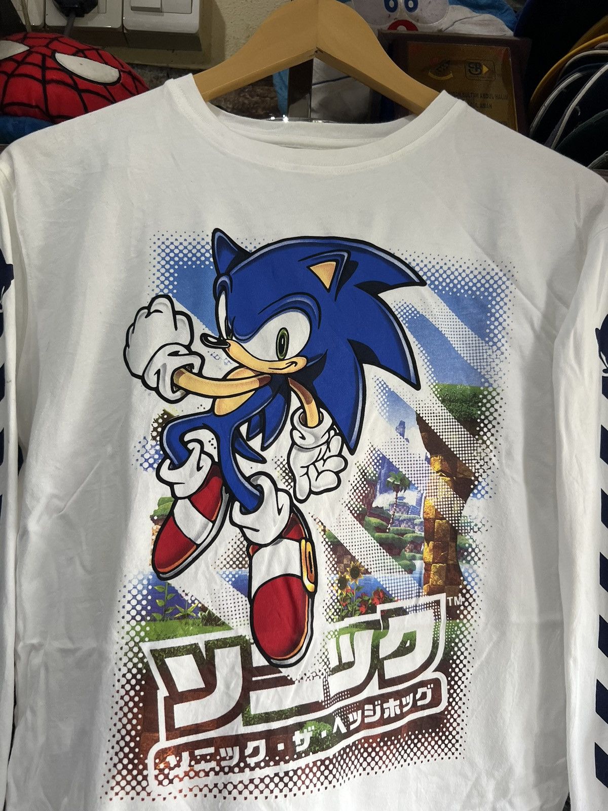 Cartoon Network 🔥Sonic The Hedgehog Long Sleeves Size US S / EU 44-46 / 1 - 7 Thumbnail