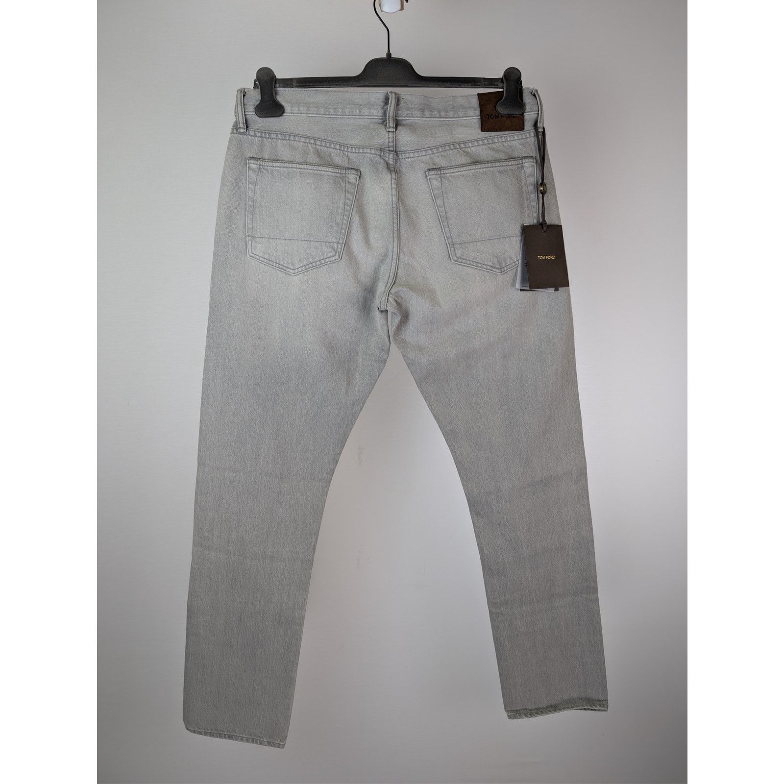 Tom Ford o1rshd1 Slim Fit Denim Jeans in Pale Grey Size US 36 / EU 52 - 10 Thumbnail