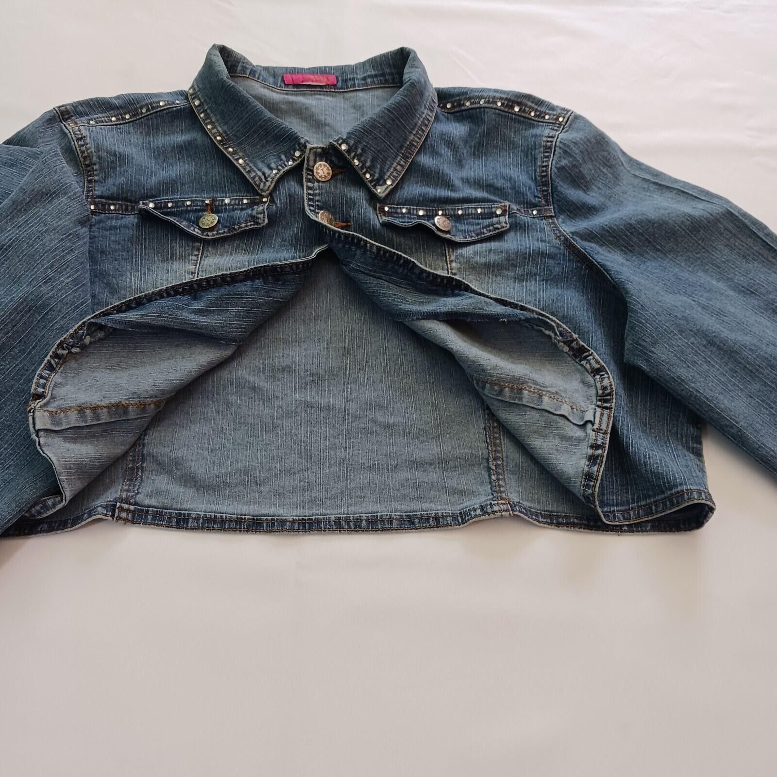 Other VTG Thalia Sodi Denim Women Jacket Jeans Blue Vest Size M Size M / US 6-8 / IT 42-44 - 11 Thumbnail