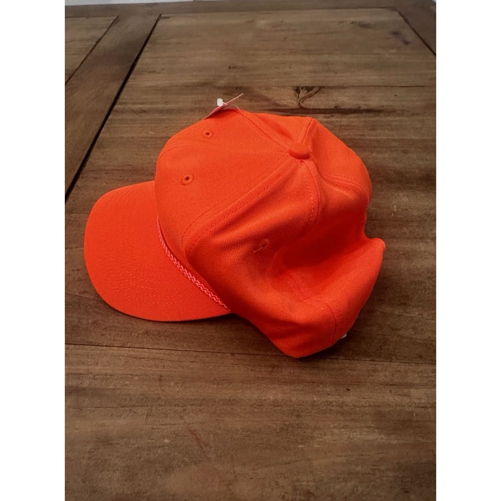 Vintage VINTAGE Orange SIGNATURES Snapback Trucker Hat Hunting ONE SIZE Men NEW Size ONE SIZE - 3 Thumbnail
