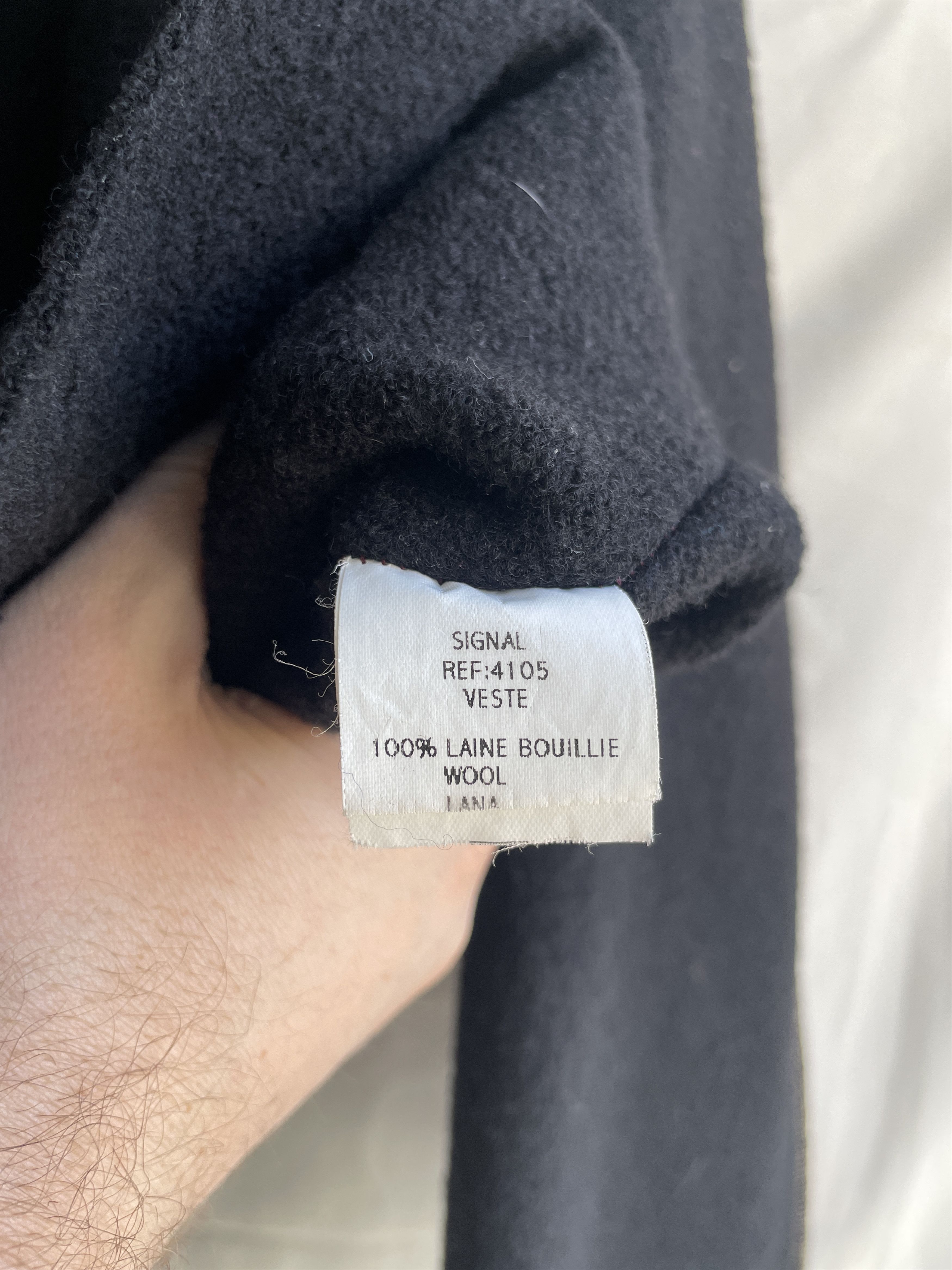 Cop Copine Cop Copine Boiled Wool Collared Unlined Jacket Coat Size M / US 6-8 / IT 42-44 - 10 Thumbnail