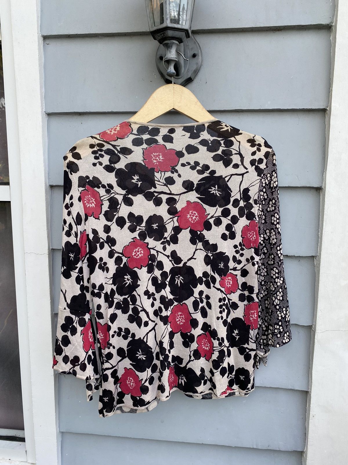 Kenzo Kenzo Silk Sakura Whisper Harmony Blouse Japanese Style Size M / US 6-8 / IT 42-44 - 2 Thumbnail