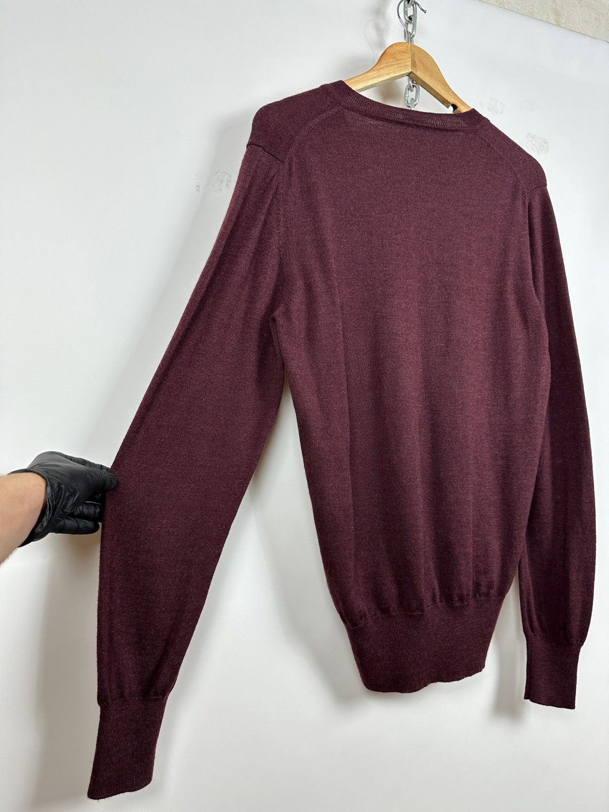 Vivienne Westwood Vivienne Westwood Wool V Neck Jumper Sweater Size US L / EU 52-54 / 3 - 17 Thumbnail