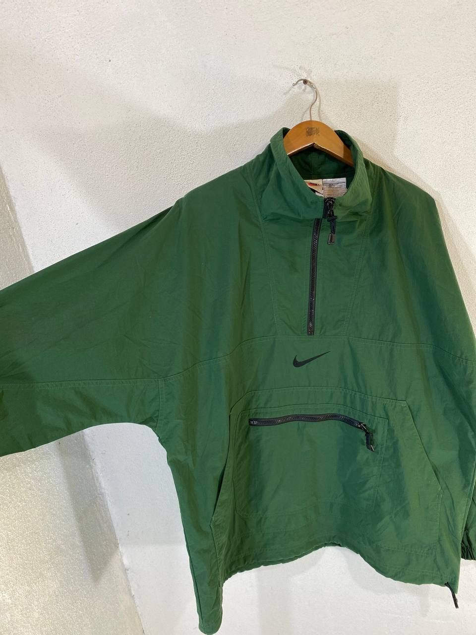 Nike RARE!!!! vintage nike centre swoosh half zip jacket Size US M / EU 48-50 / 2 - 8 Thumbnail