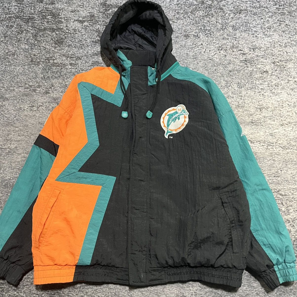 Apex One Vintage 90s Miami Dolphins Apex One NFL Puffer Jacket XL Size US XL / EU 56 / 4 - 3 Thumbnail