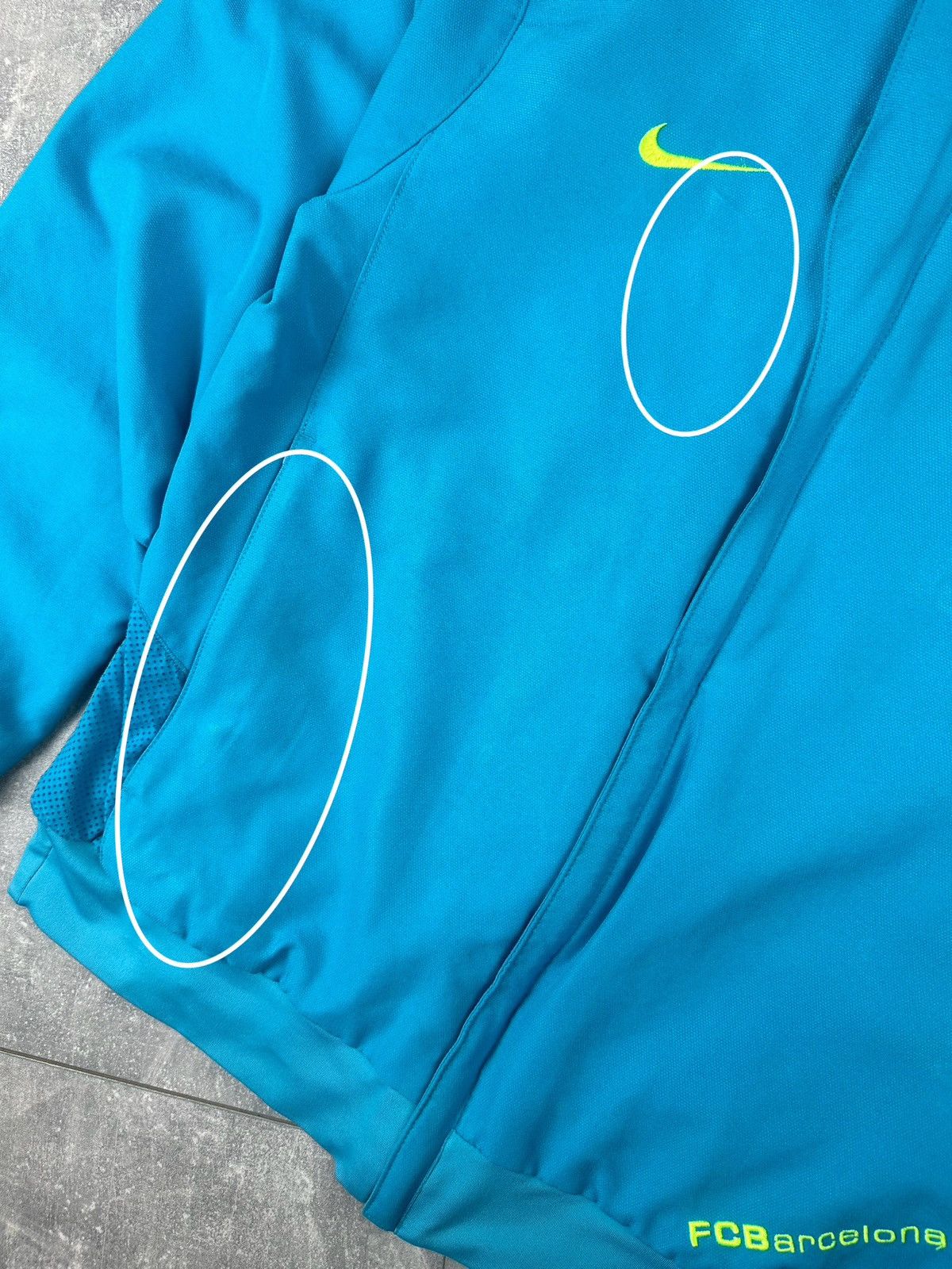 Nike Nike Barcelona Fc 2006/07 Training Soccer Track-Top Jacket Size US S / EU 44-46 / 1 - 8 Thumbnail
