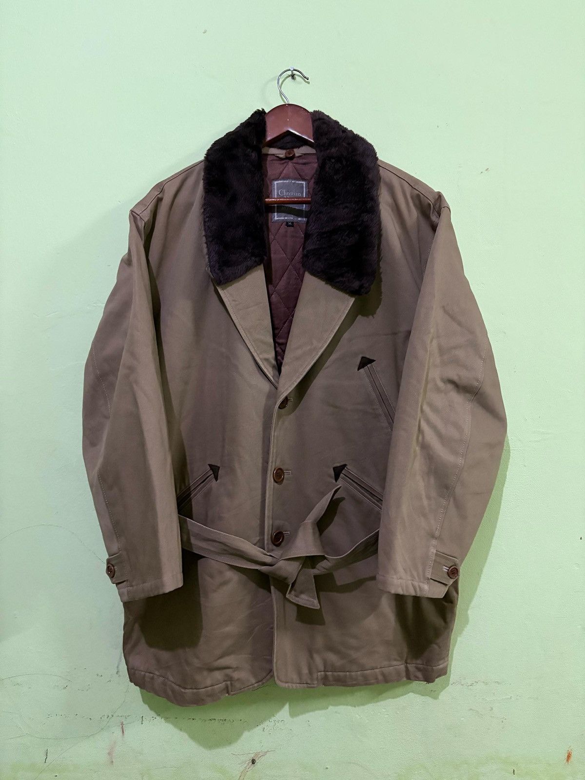 Christian Dior Monsieur Christian Dior Monsieur Jacket 3 Pocket Design Fur Collar Size US M / EU 48-50 / 2 - 1 Thumbnail