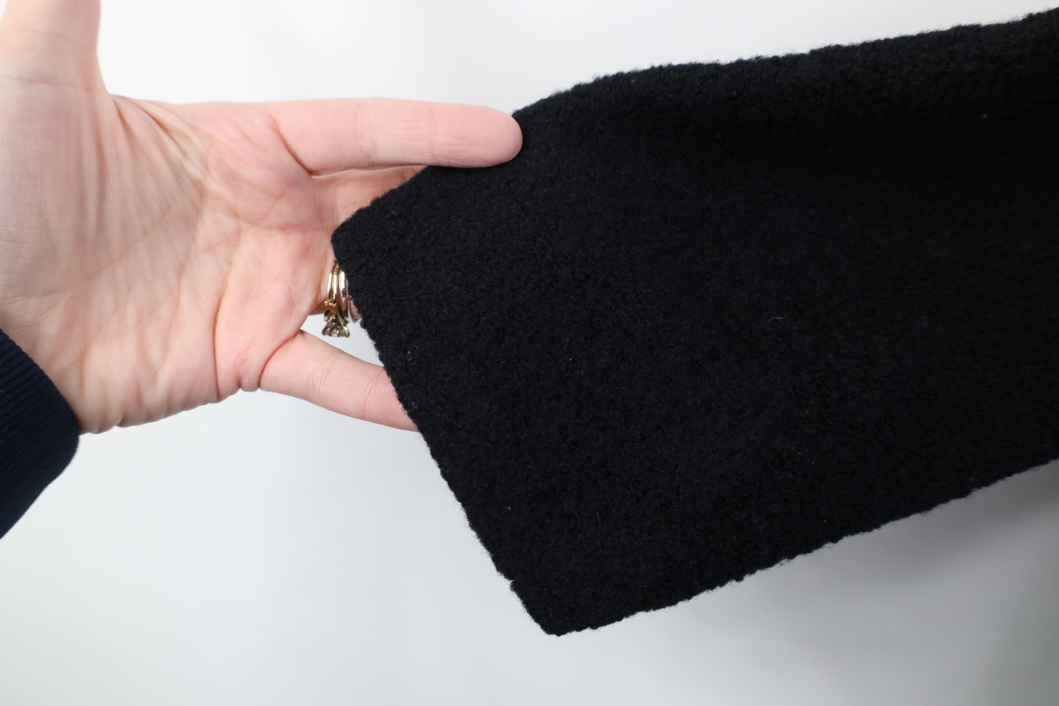 Eileen Fisher Eileen Fisher Wool Collared Top Button Sweater Jacket Black Size M / US 6-8 / IT 42-44 - 9 Thumbnail