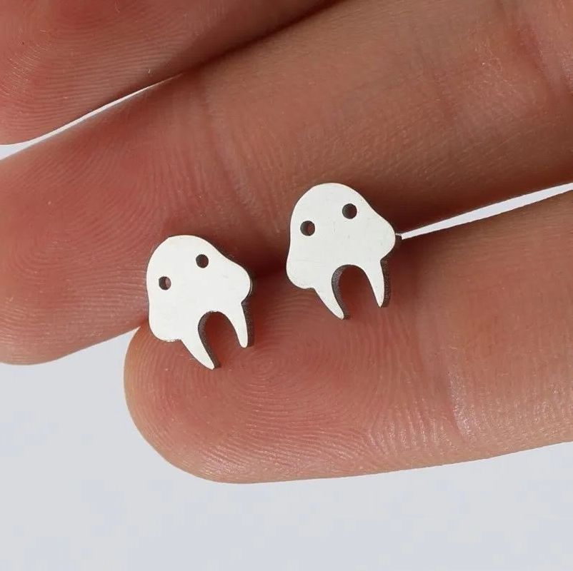 Jewelry Walrus Stud Earrings Charm Earring Gift Size ONE SIZE - 2 Thumbnail