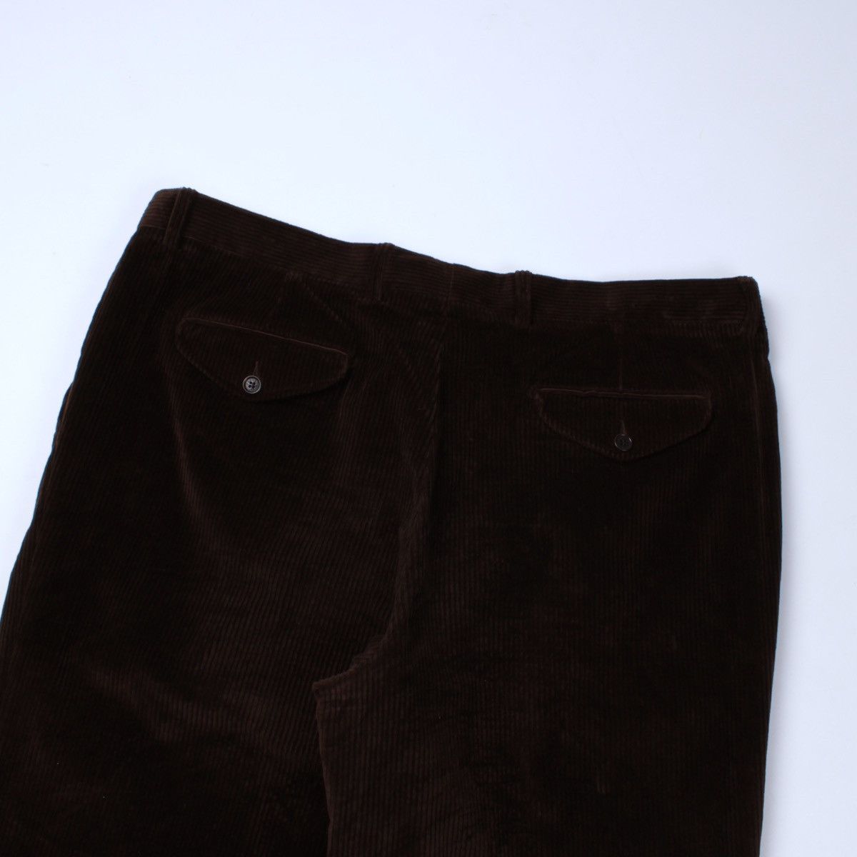 Designer × Paul & Shark × Vintage PAUL & SHARK Velvet Vintage Brown Pants Trousers Elasticized Size US 44 / EU 60 - 14 Thumbnail