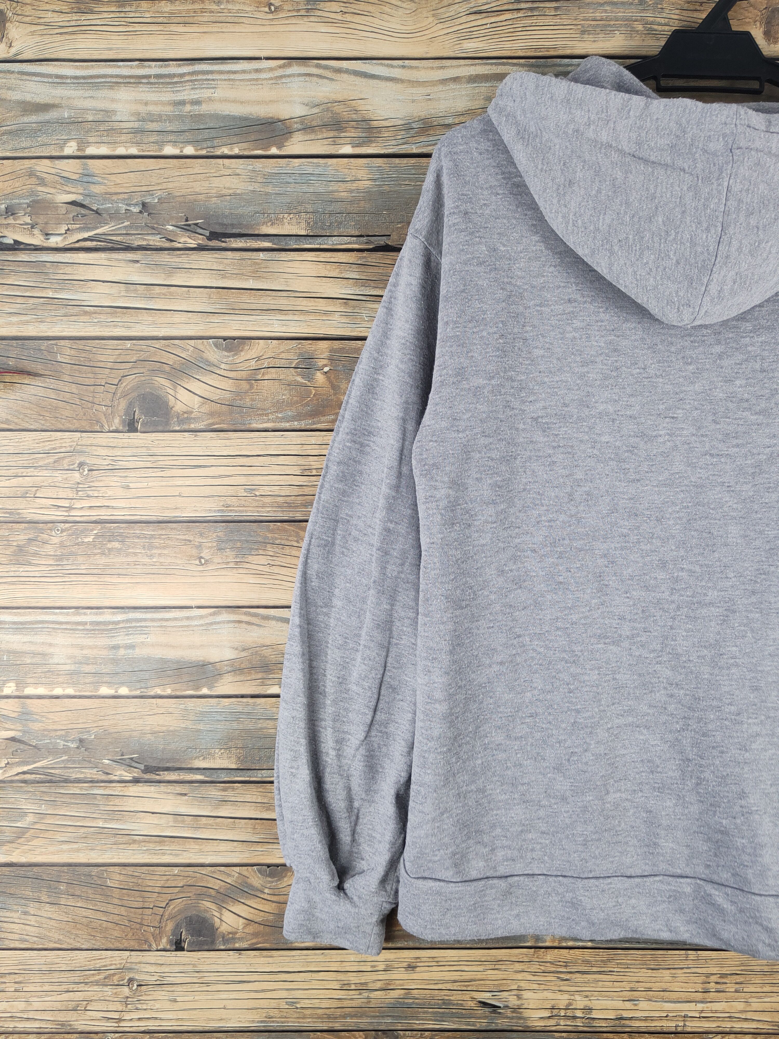 Japanese Brand DL Plymtone Gray Hoodie Sweatshirts #2729 Size M / US 6-8 / IT 42-44 - 9 Thumbnail