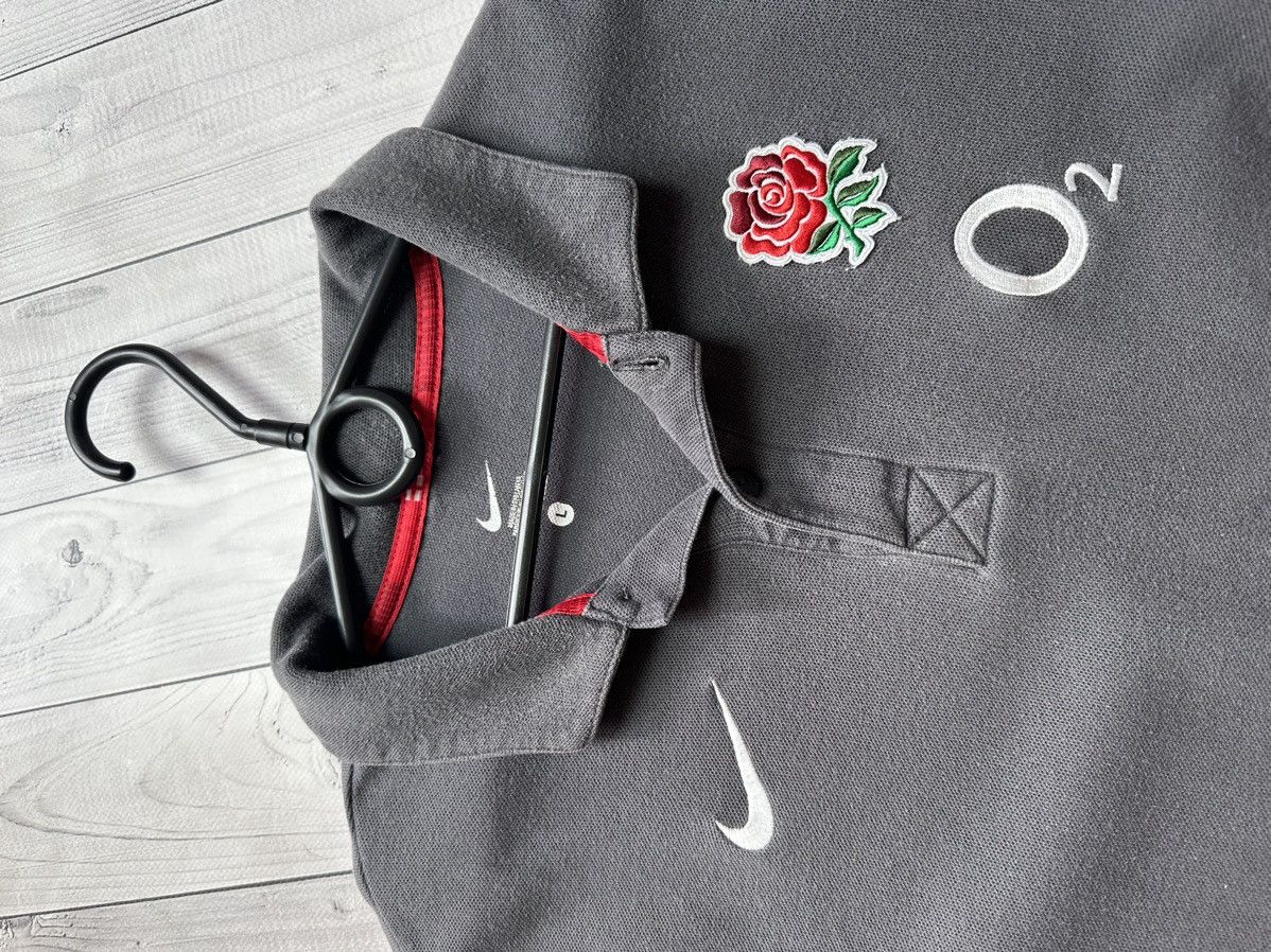Nike × Vintage Vintage Nike England rugby polo size L logo Size US L / EU 52-54 / 3 - 6 Thumbnail