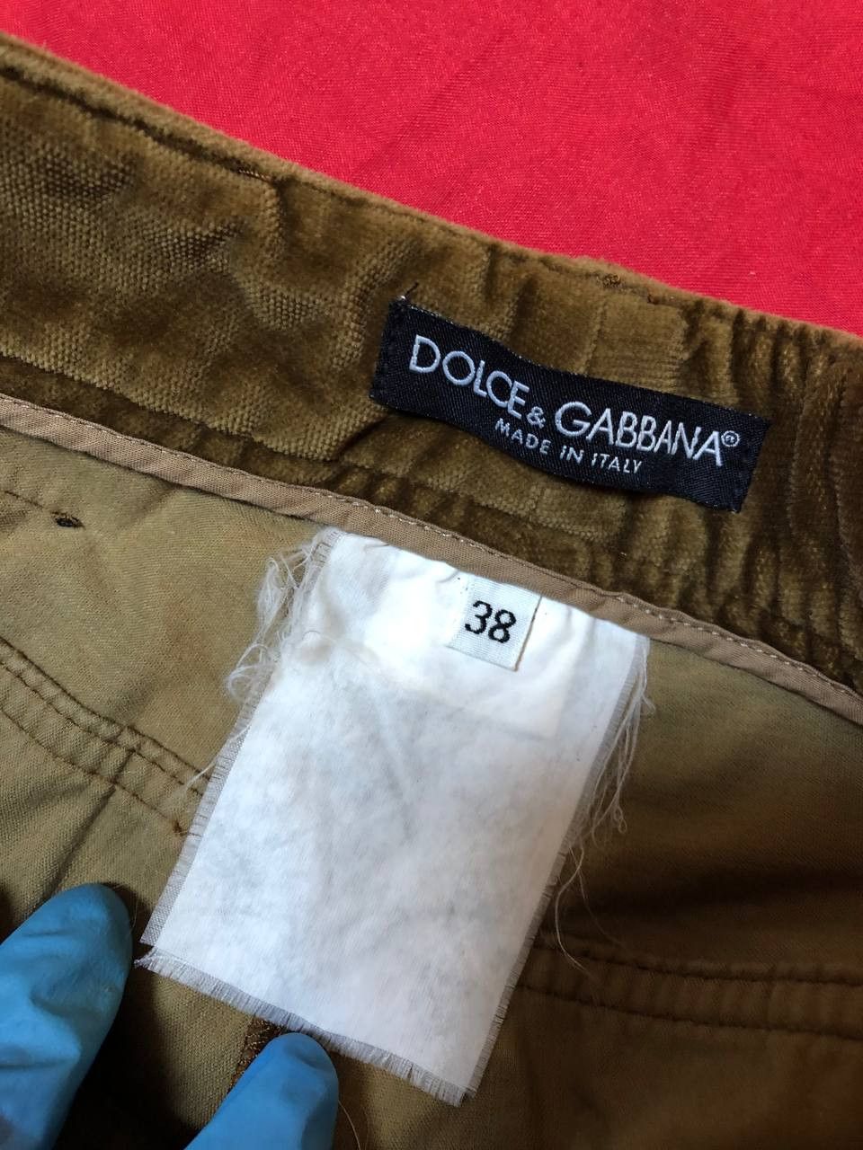 Dolce & Gabbana Dolce Gabbana vintage velvet casual luxury pants Size 26" / US 2 / IT 38 - 2 Thumbnail