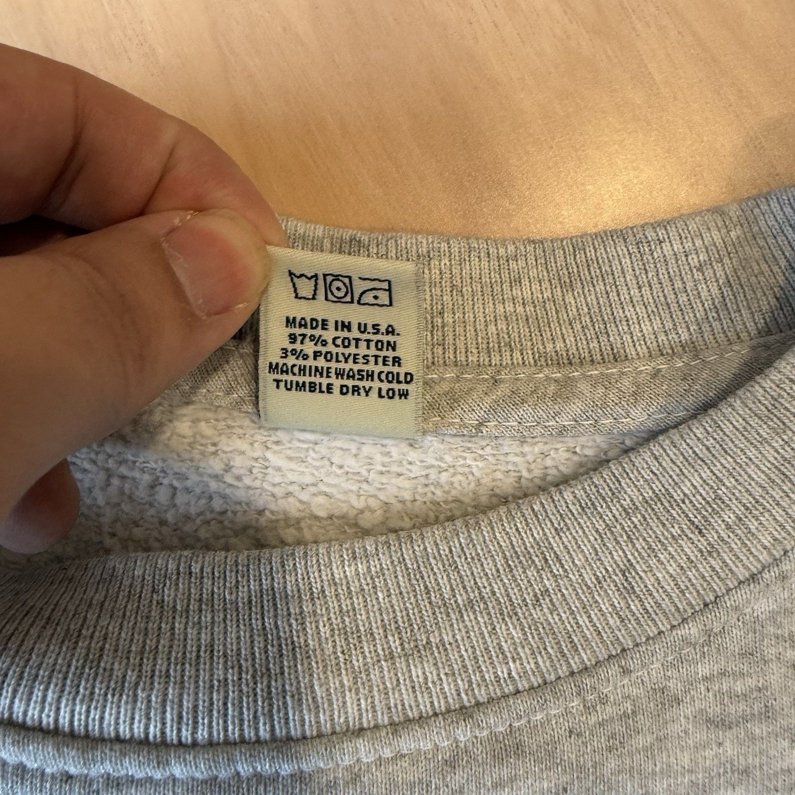 Sporty & Rich Sporty & Rich Sweatshirt Small Gray Minimalist Made in USA Size S / US 4 / IT 40 - 7 Thumbnail