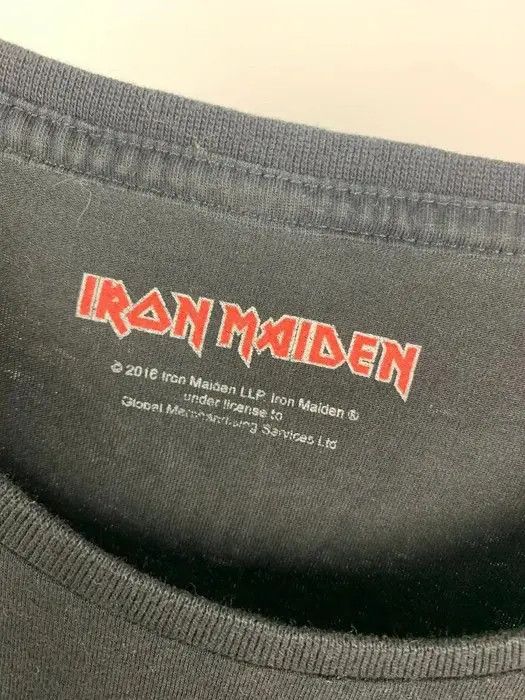 Iron Maiden Iron Maiden T-shirt logo face rock tee vintage size XL Size US XL / EU 56 / 4 - 3 Thumbnail