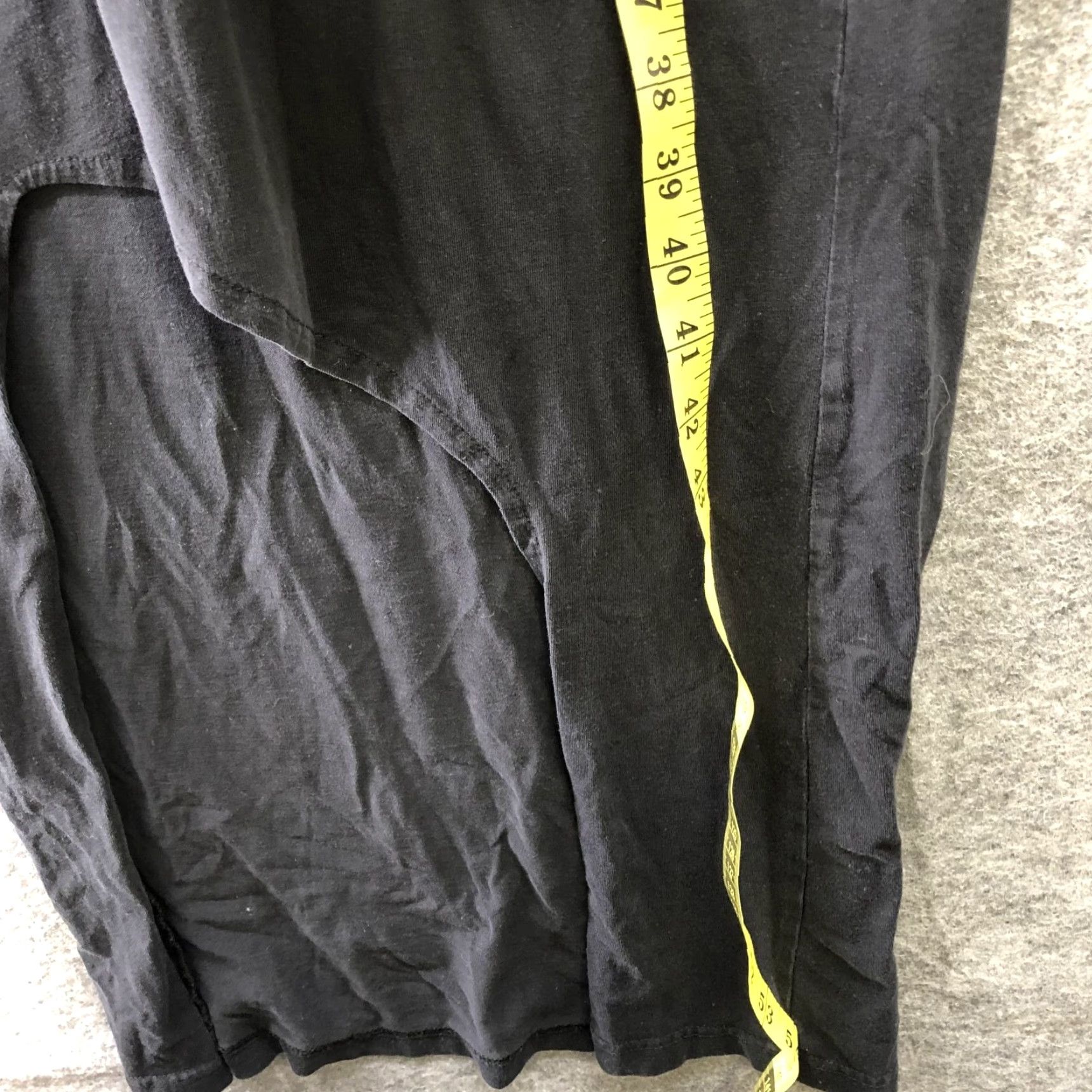 Numero 00 VINTAGE Numero 00 Made in Italy Women's XS Maxi Dress Sleeveless Knit Side Slit Casual Black Size XS / US 0-2 / IT 36-38 - 7 Thumbnail