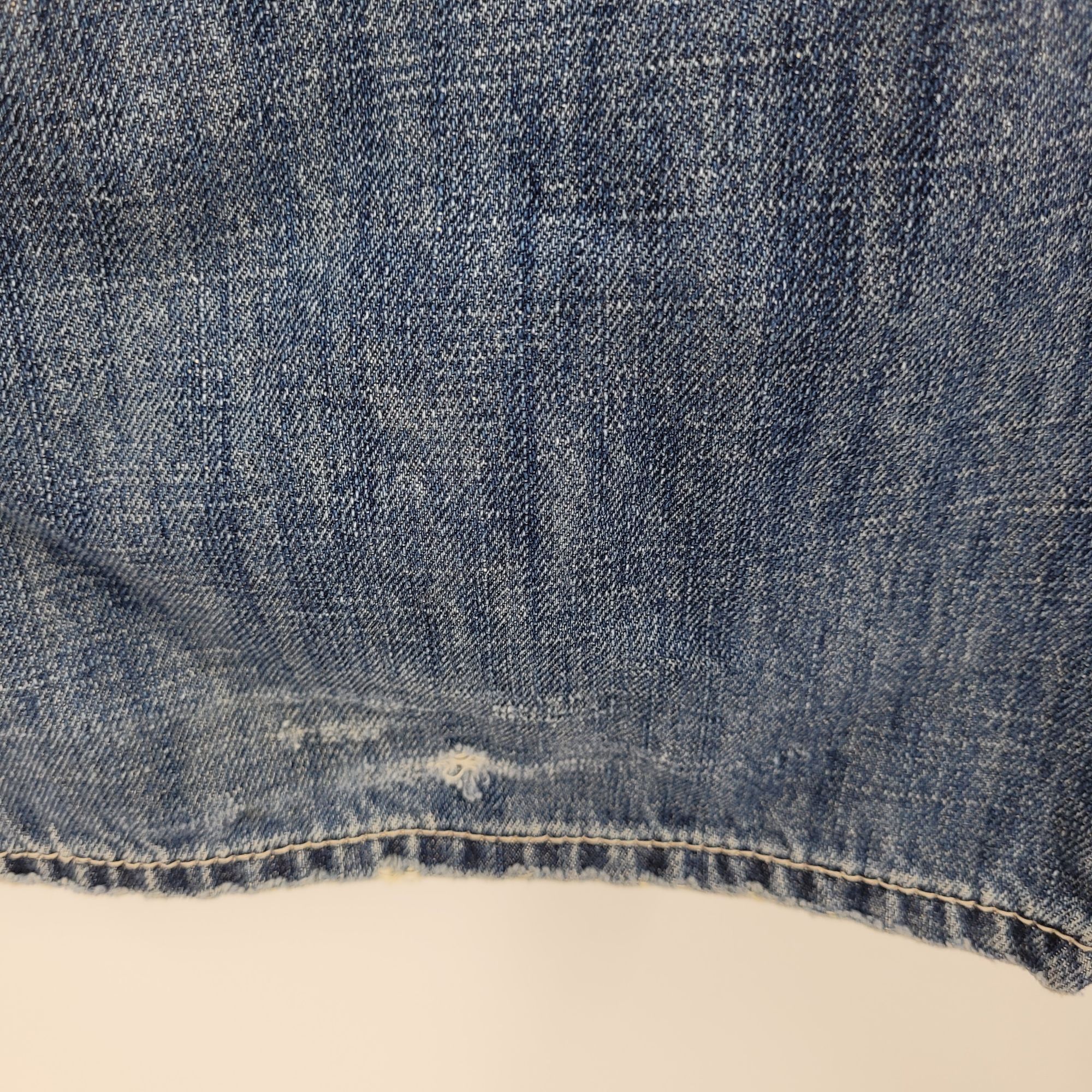 LRG Vintag High Waisted Sea Bead Embroidered Jeans 36 Blue Denim Size 36" / US 14 / IT 50 - 13 Thumbnail