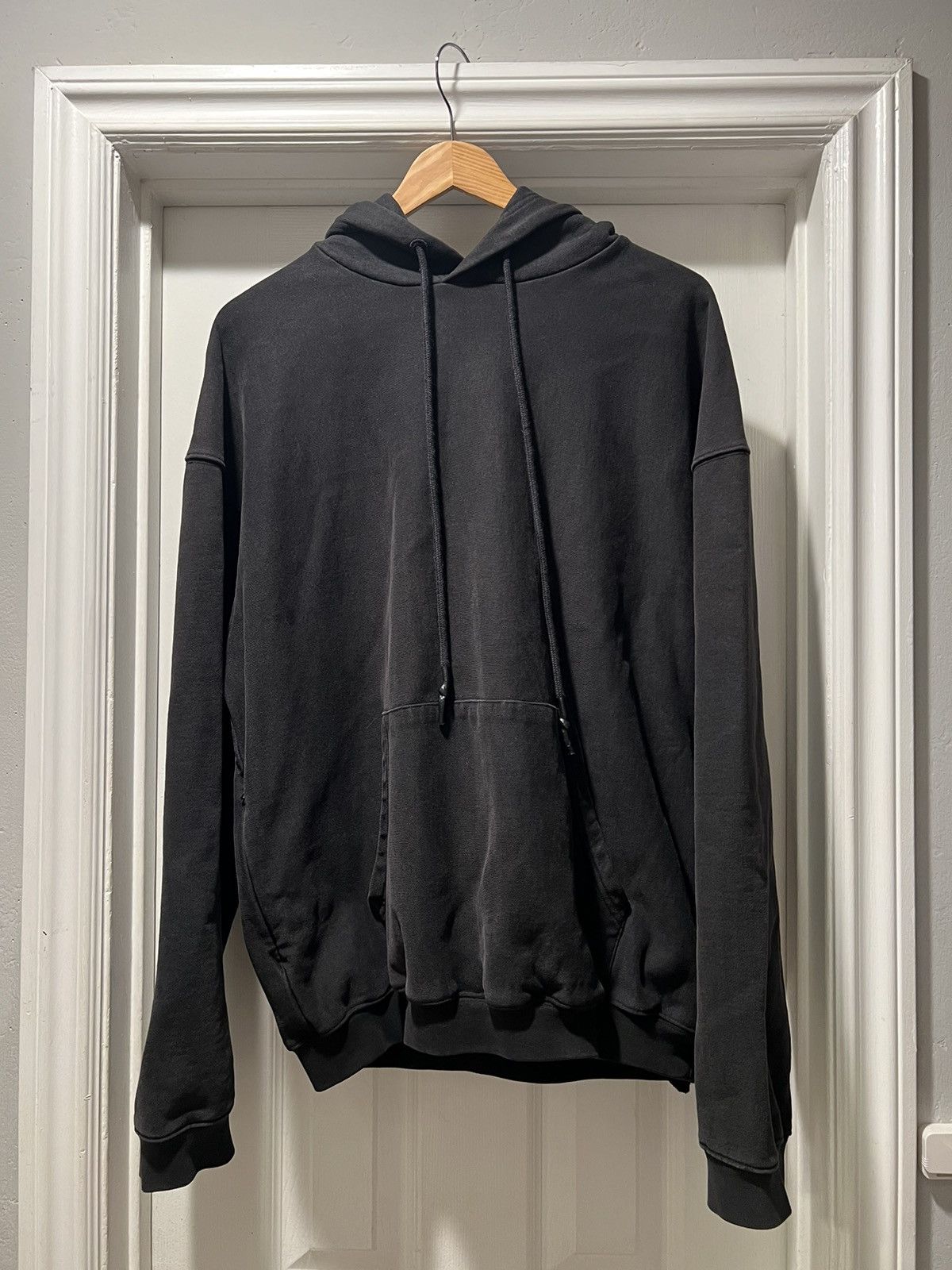 image of Black Who Is Jacov Hoodie in Black Ash, Men's (Size Small)