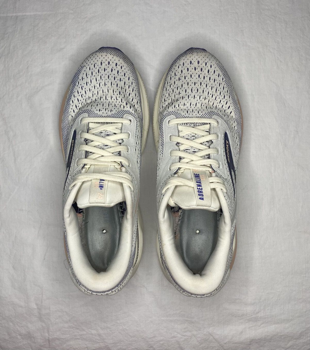 Brooks 8.5 B Brooks Adrenaline GTS 24 Grey Blue Ribbon Peach Size US 8.5 / IT 38.5 - 5 Thumbnail