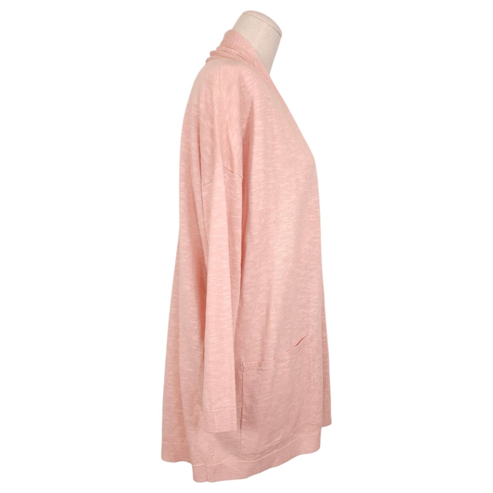Eileen Fisher Eileen Fisher Organic Linen Cotton Cardigan Powder Pink XS Size XS / US 0-2 / IT 36-38 - 4 Thumbnail