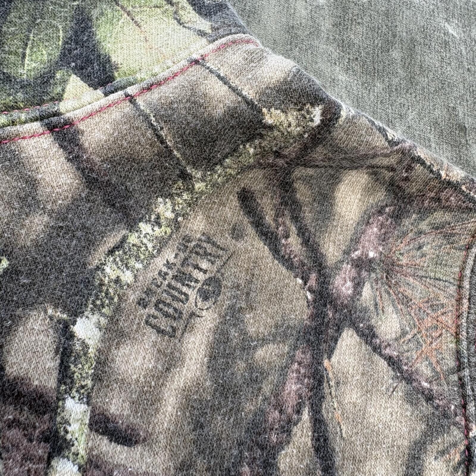 Mossy Oaks Vintage Mossy Oak Break Up Camo Pink Accents Grunge Hoodie Size L / US 10 / IT 46 - 3 Thumbnail