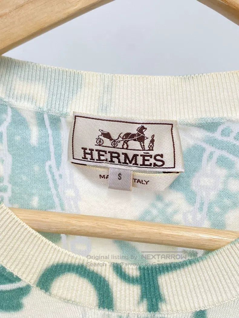 Hermes Hermes Spring/Summer Knit Pattern Short Sleeve Size US S / EU 44-46 / 1 - 4 Thumbnail