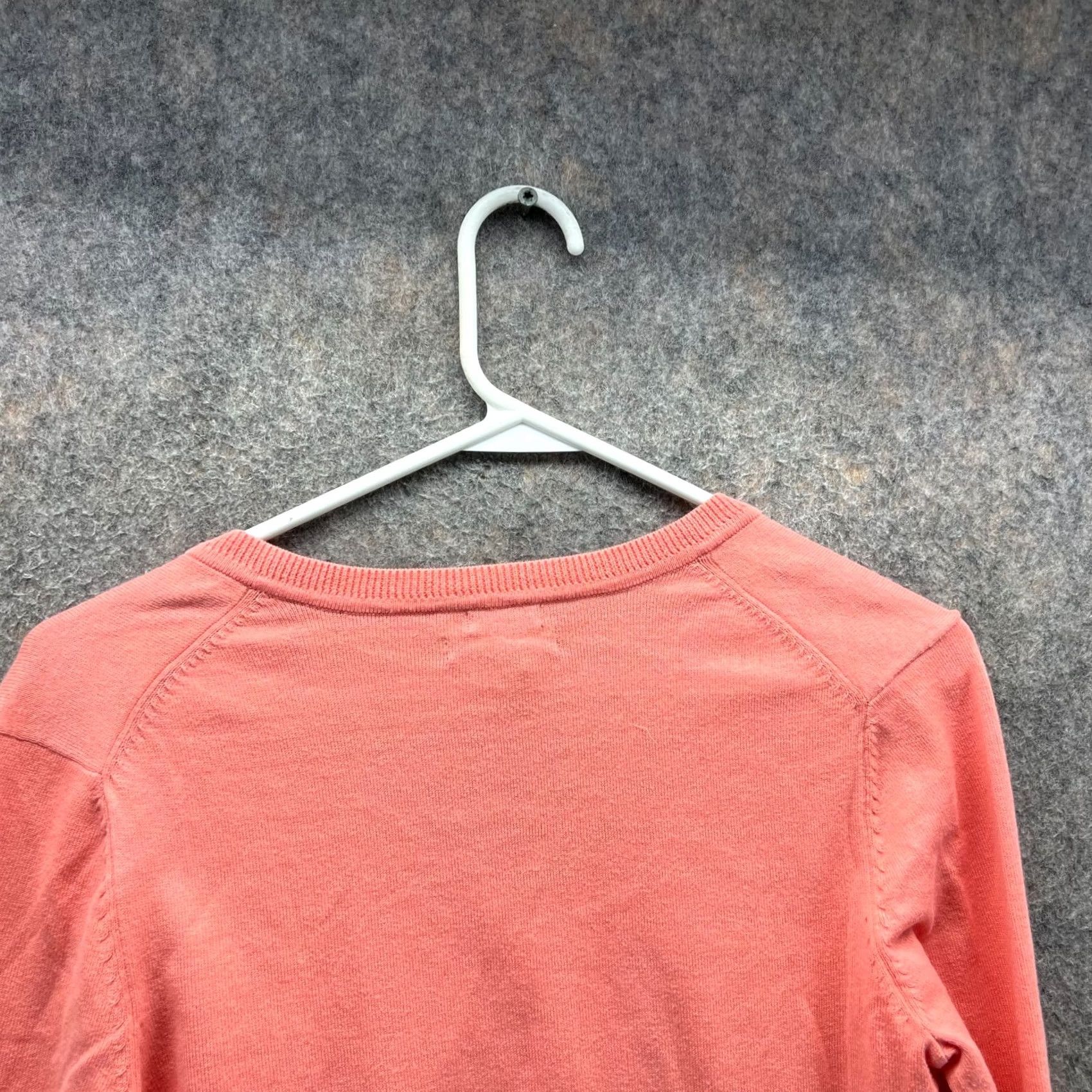 Tommy Hilfiger Tommy Hilfiger Sweater Women Small Peach Crewneck Pullover Pima Cotton Stretch Size S / US 4 / IT 40 - 3 Thumbnail