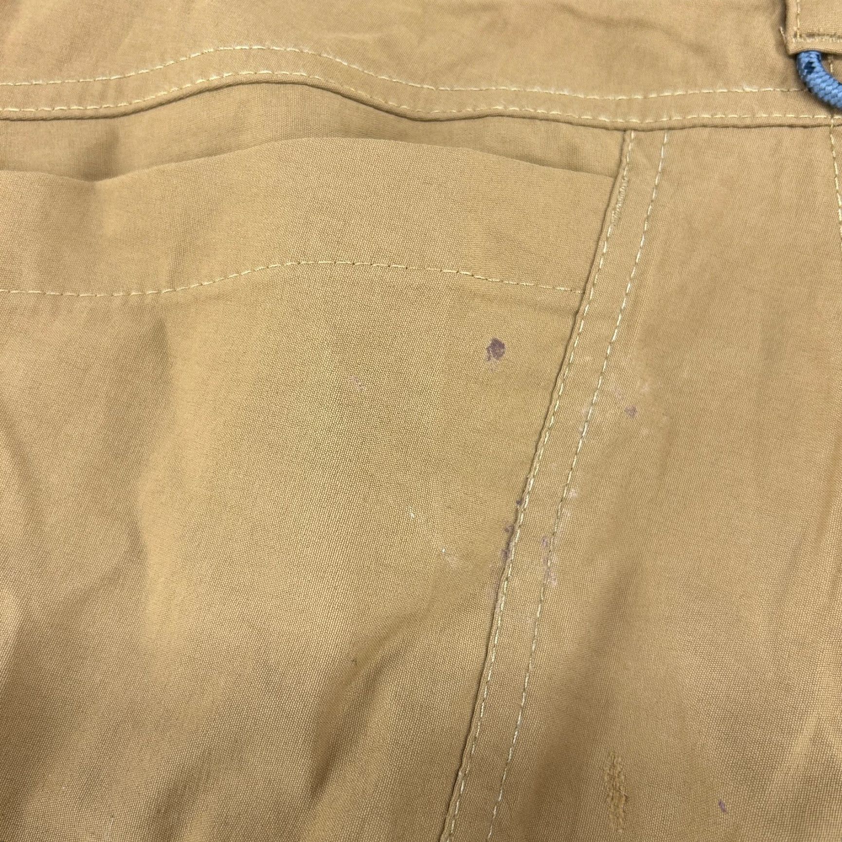 Vintage Kuhl Pants Mens 36x32 Cargo Nylon Stretch Lightweight Brown Tan 5-Pocket Straight Regular Vintage: No Size US 36 / EU 52 - 6 Thumbnail