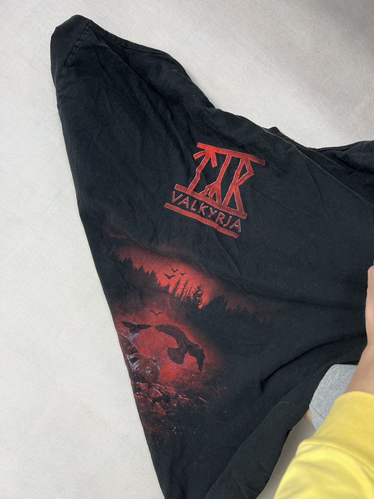 Nike × Vintage Tshirt Valkyrja Vintage 90’s Black Size US L / EU 52-54 / 3 - 3 Thumbnail