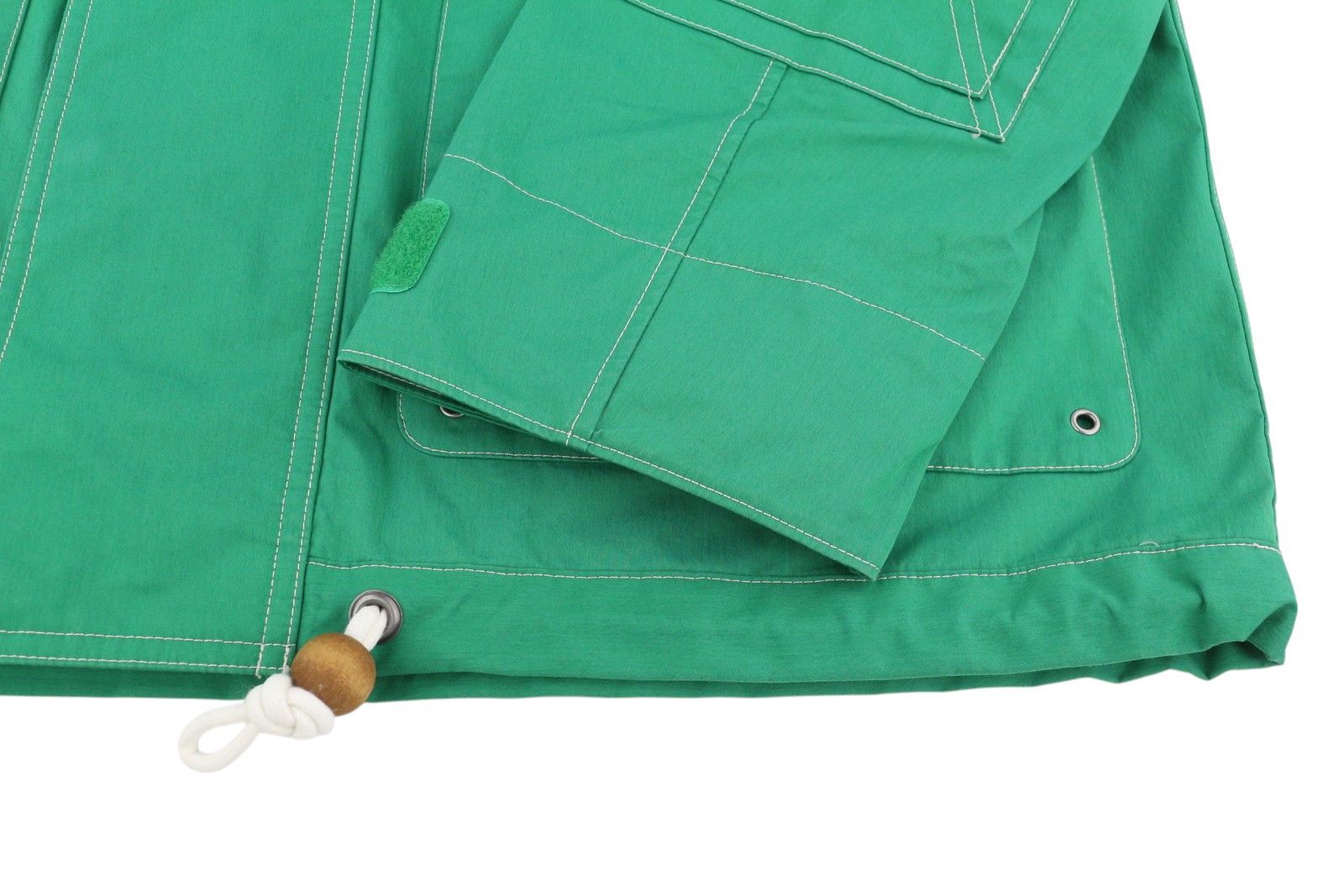 Polo Ralph Lauren S Green Hooded Windbreaker Water Repellent Jacket 84634 Size US S / EU 44-46 / 1 - 6 Thumbnail