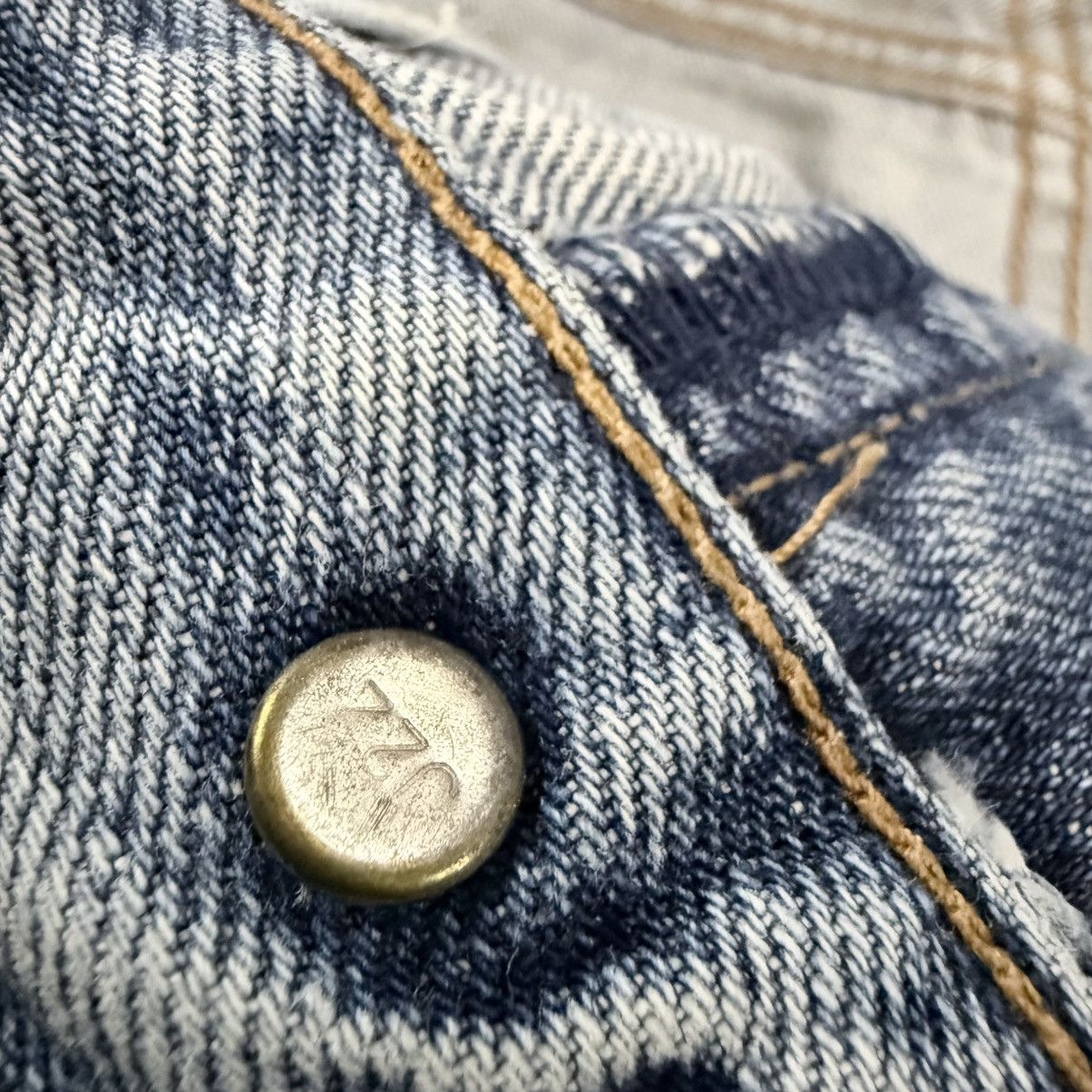 Levi's Vintage Clothing Vintage Big E Levis 502xx Selvedge 80s 90s Faded Aging Denim Size US 29 - 17 Thumbnail