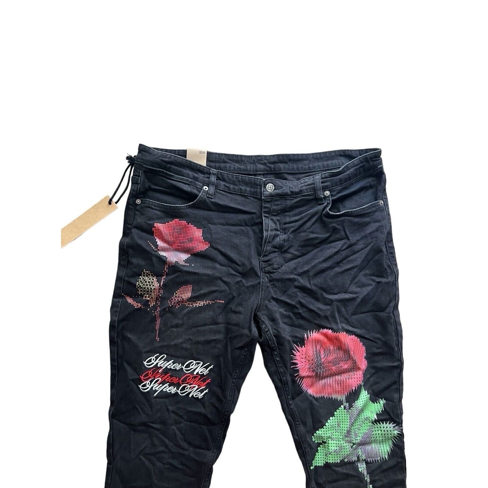 Ksubi Ksubi Jeans Mens Van Winkle Skinny Leg Black $260 Size 40/32 Size US 40 / EU 56 - 2 Thumbnail