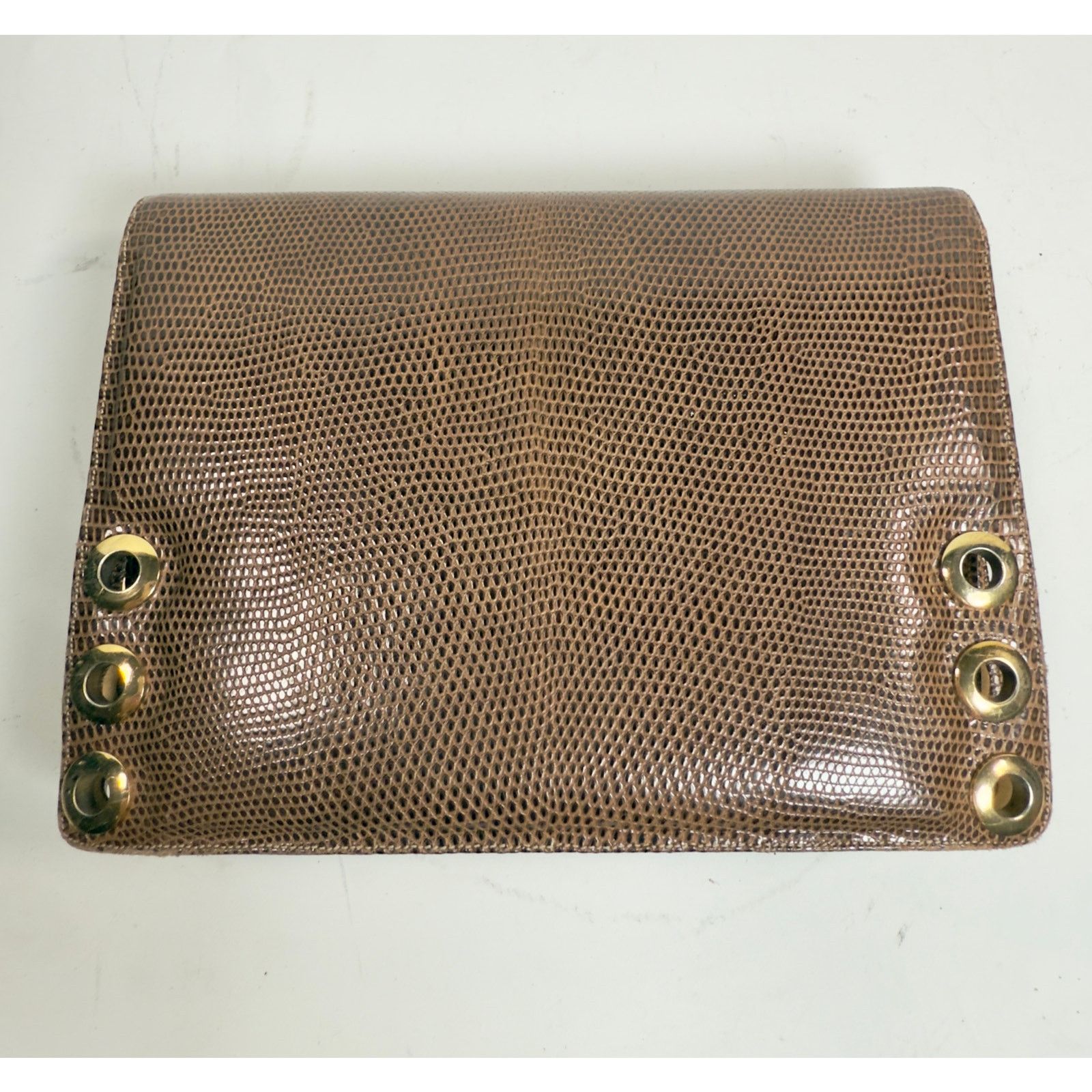 Designer Vintage 1960’s Siso Genuine Lizard Clutch Bag Italy Size ONE SIZE - 2 Thumbnail