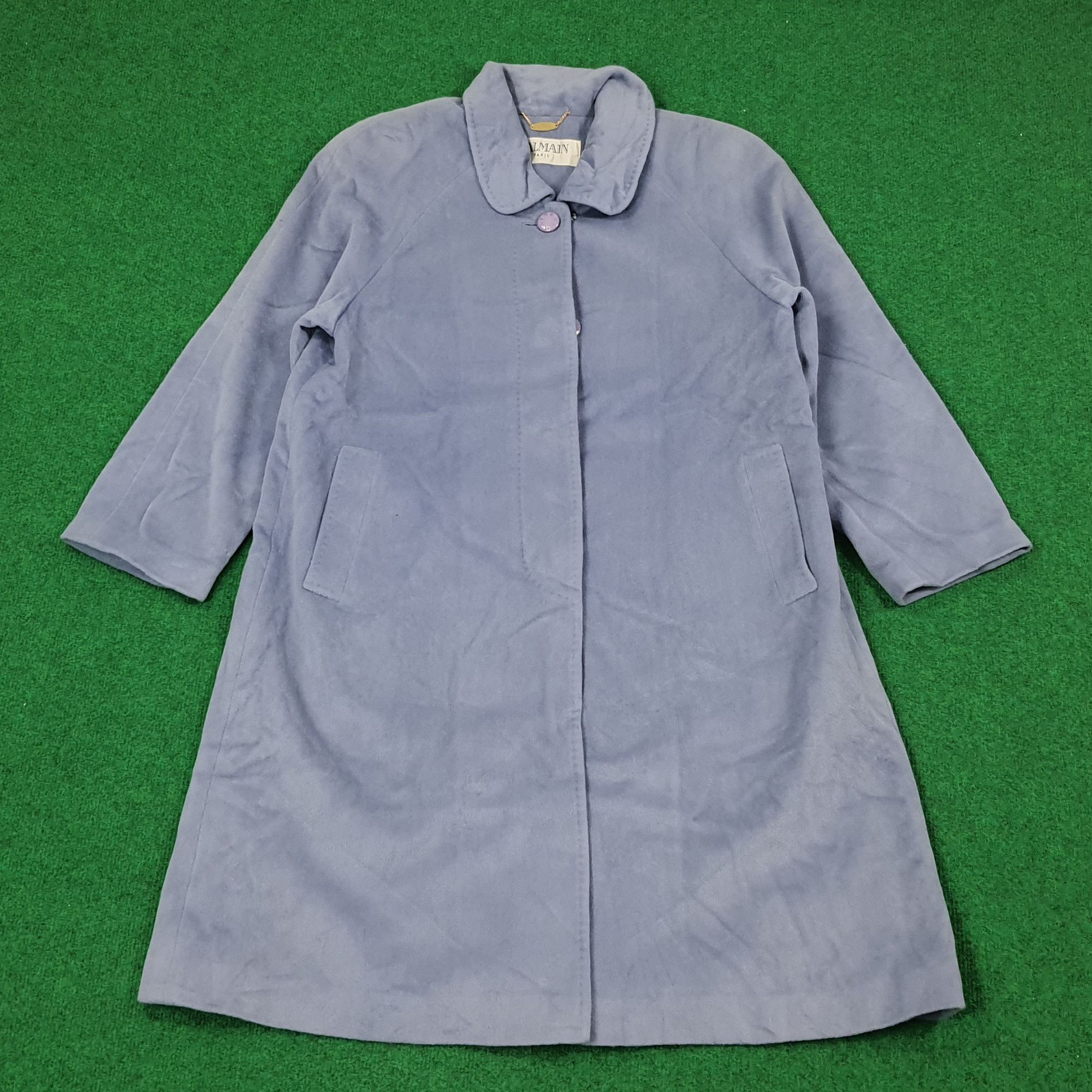 Balmain × Vintage Vintage Balmain Paris Trench Jacket C222N12 Size US M / EU 48-50 / 2 - 1 Thumbnail