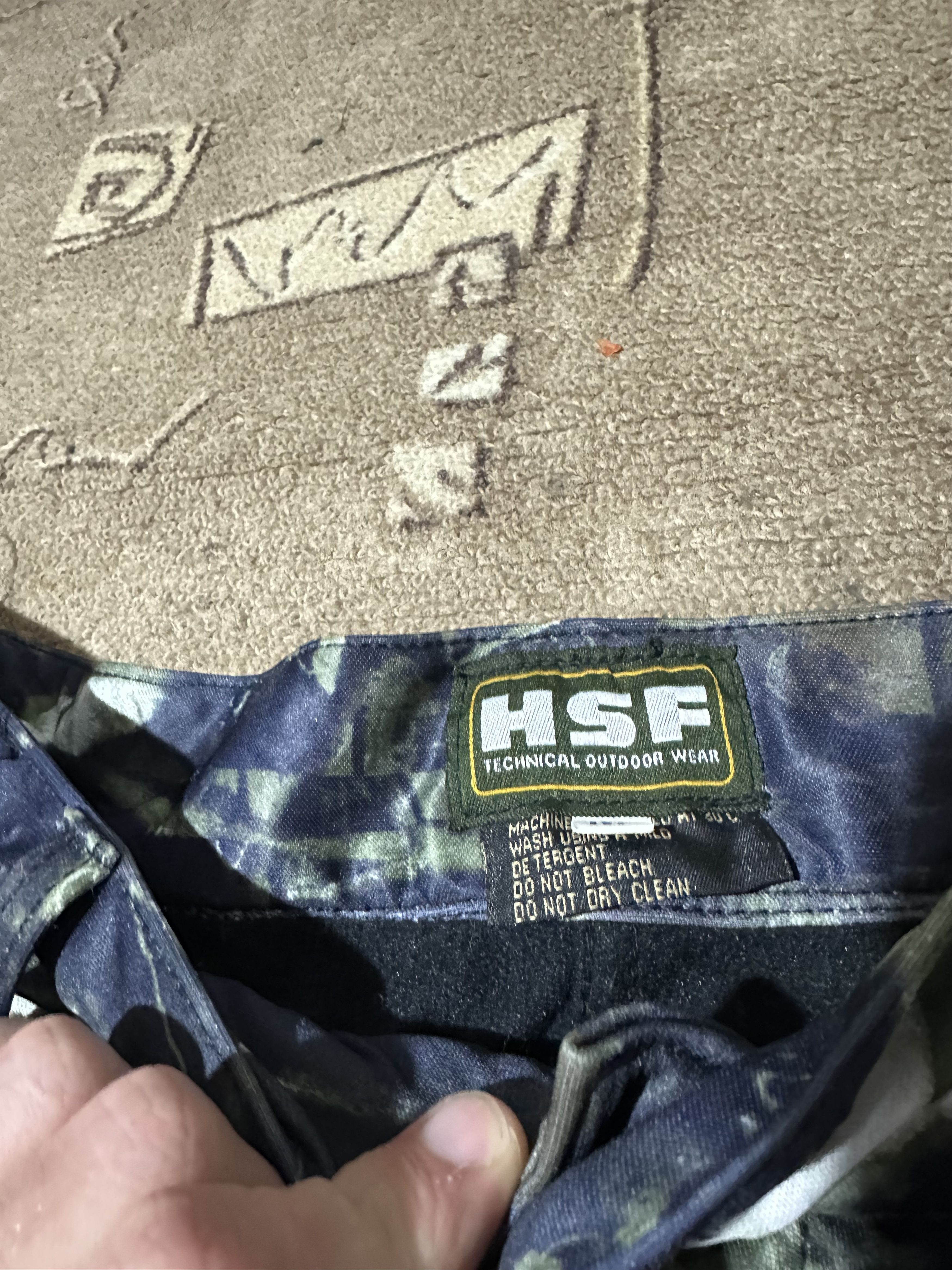 Vintage Vintage HSF Pro Gear Mens Outdoor Fleece-lined pants Size US 34 / EU 50 - 6 Thumbnail