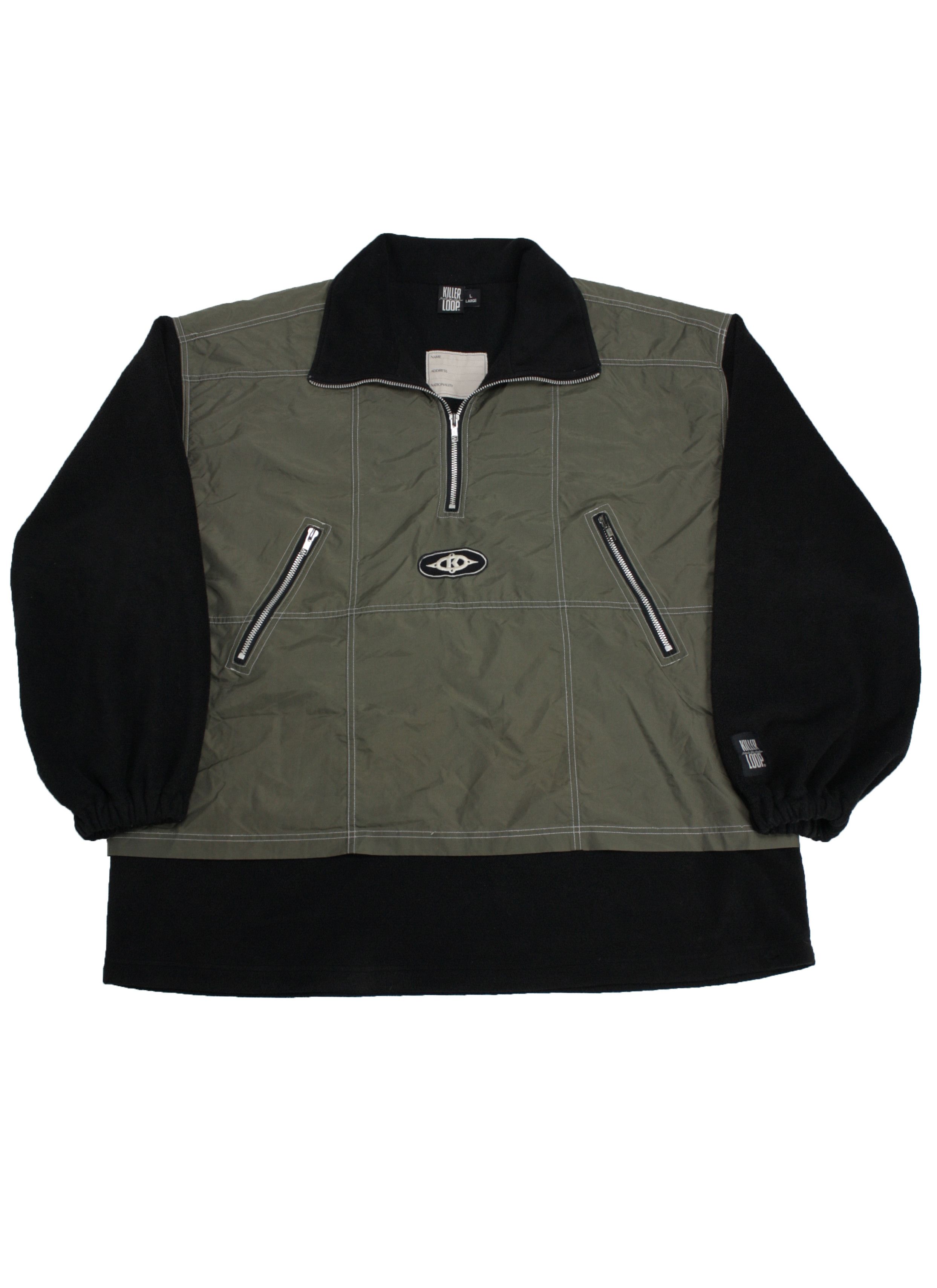 Japanese Brand × Vintage Killer Loop Y2K Vintage Fleece & Nylon Anorak Jacket Size US L / EU 52-54 / 3 - 1 Thumbnail