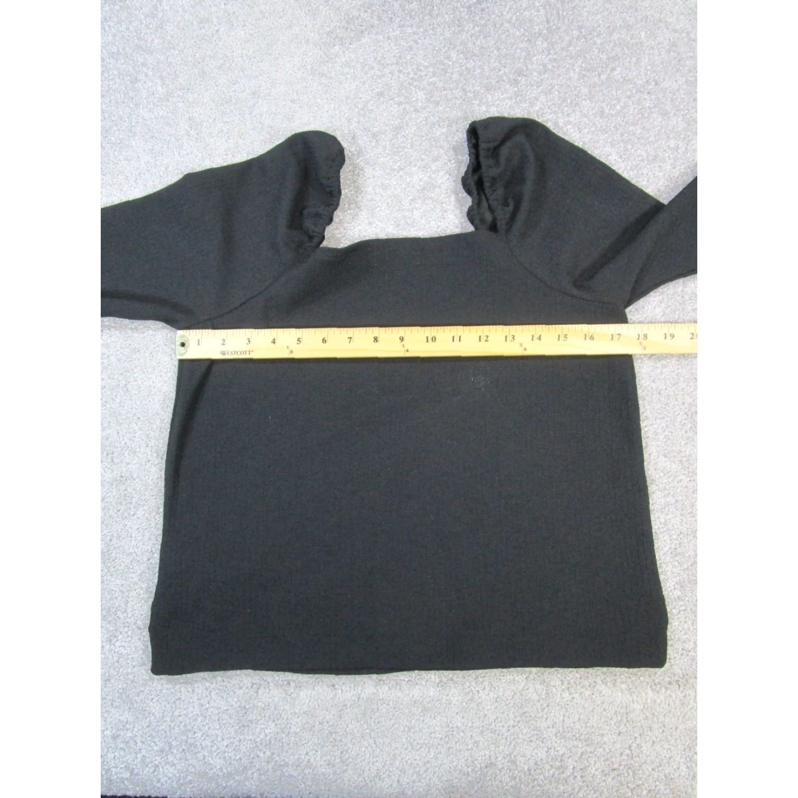 Madewell Madwell Shirt Womens Small Black Blouse Size S / US 4 / IT 40 - 5 Thumbnail
