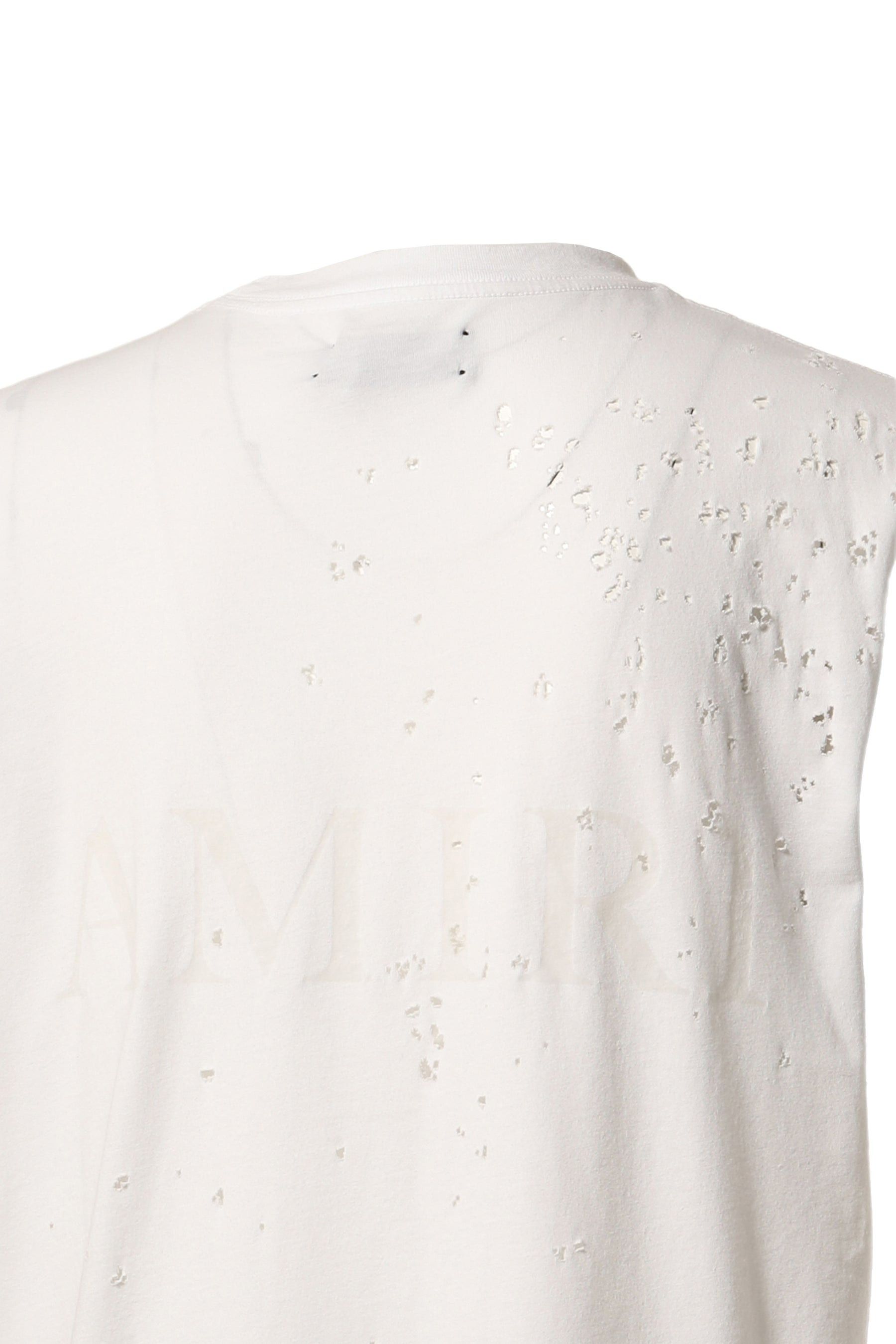Amiri o1y0525 Logo T-Shirt in White Size US M / EU 48-50 / 2 - 3 Thumbnail