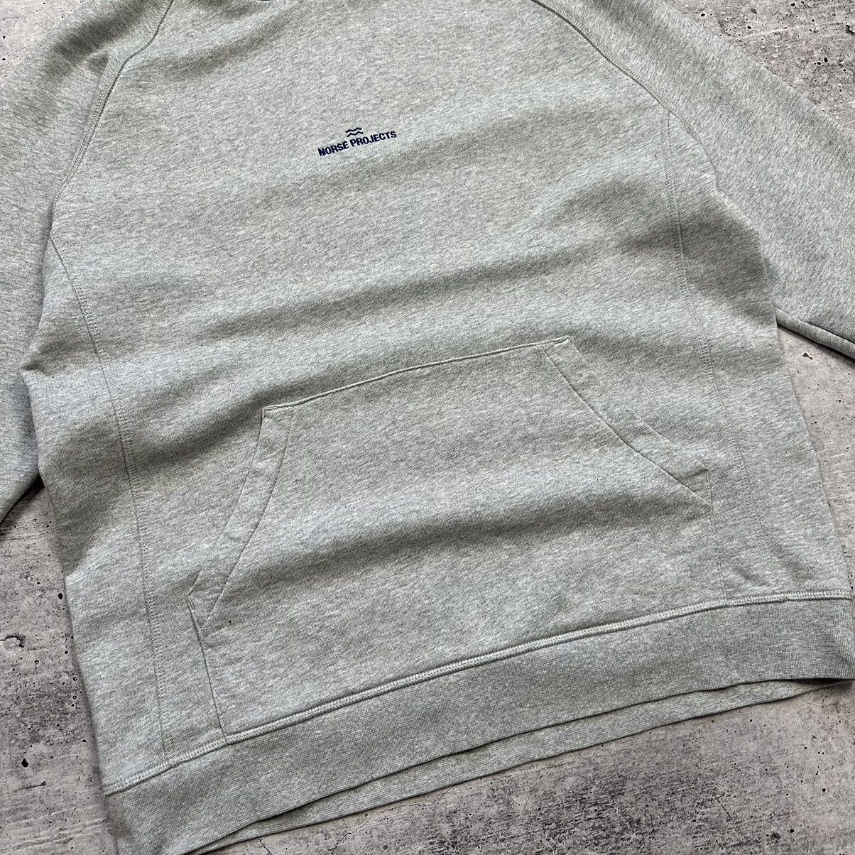 Japanese Brand × Norse Projects Norse Projects Hoodie Center Logo Gray Men’s Size L Size US L / EU 52-54 / 3 - 3 Thumbnail