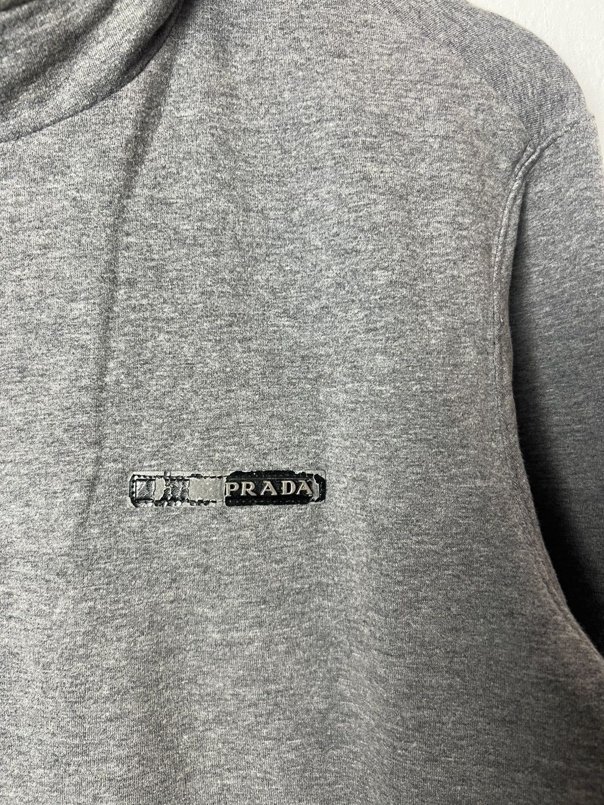 Prada Prada Technical Cotton Zip-Up Hoodie Size US XL / EU 56 / 4 - 6 Thumbnail