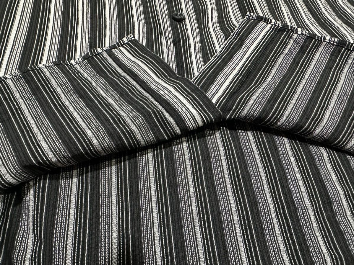 Issey Miyake 🔥Vintage Tete Homme Issey Miyake Striped Shirt Long Sleeve Size US L / EU 52-54 / 3 - 6 Thumbnail