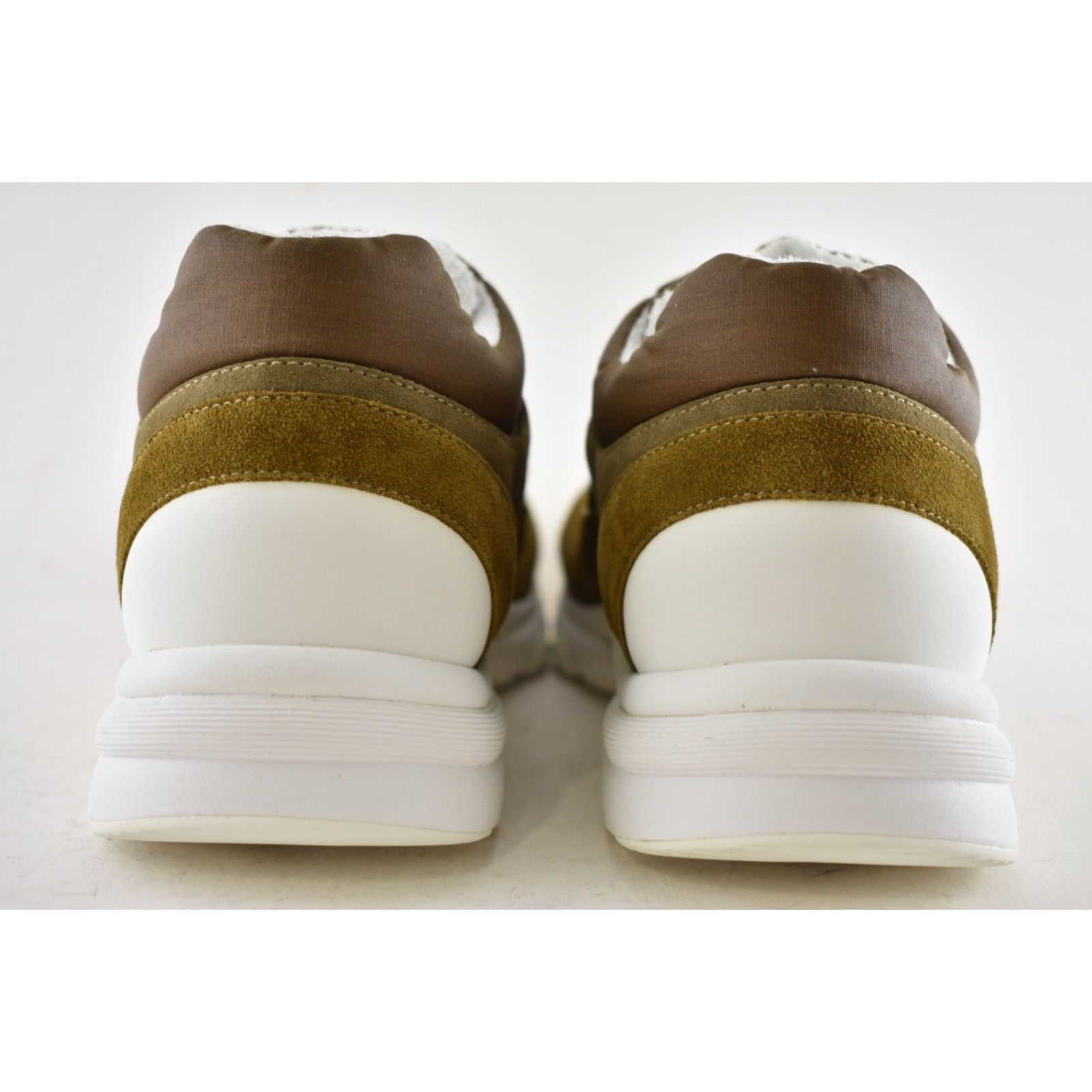 Chanel Chanel 20C Mens Brown Green White CC Logo Low Top Size US 11 / EU 44 - 11 Thumbnail