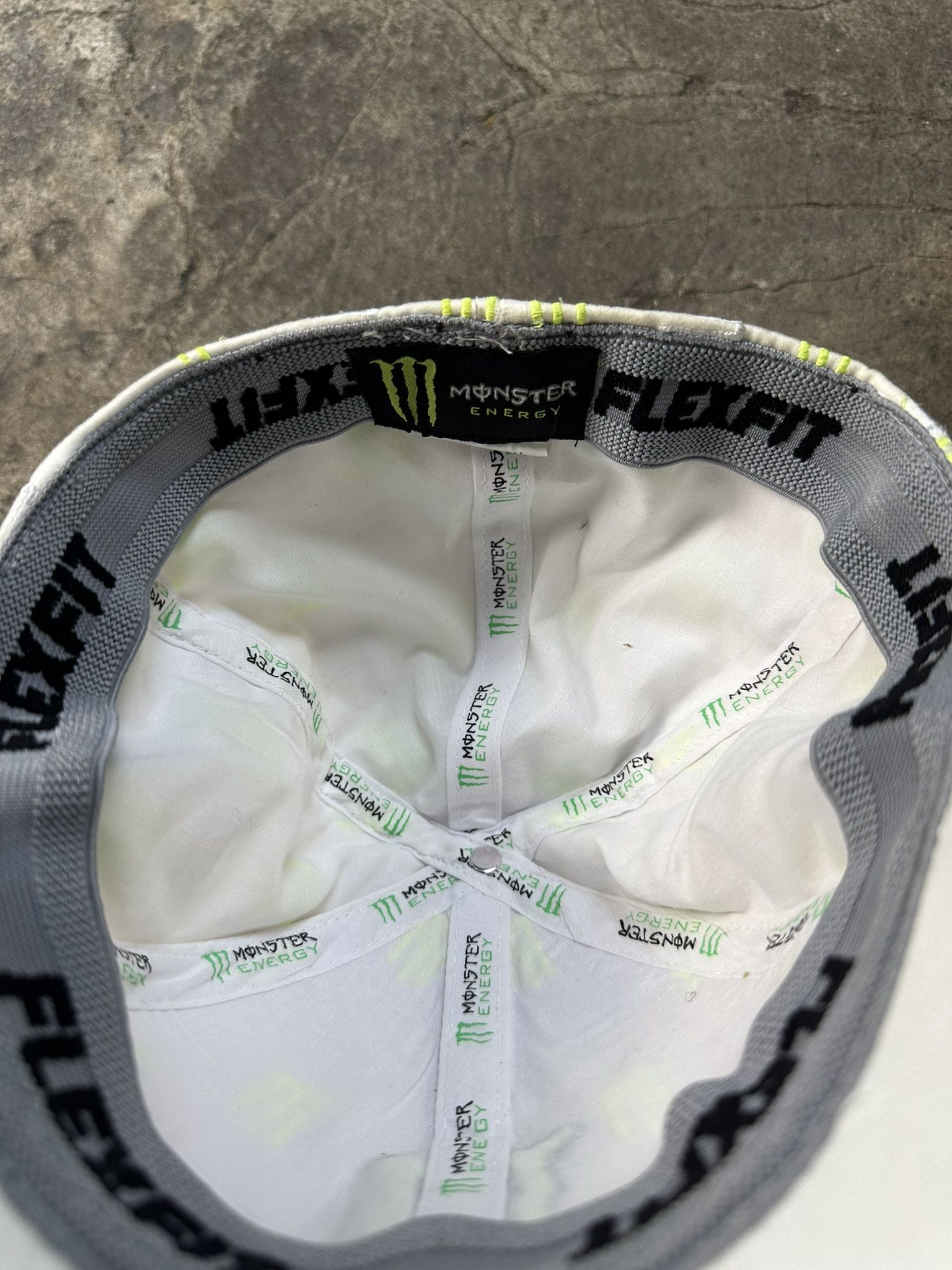 Vintage Vintage Y2k Monster Energy Logo Pattern Cap Size ONE SIZE - 4 Thumbnail