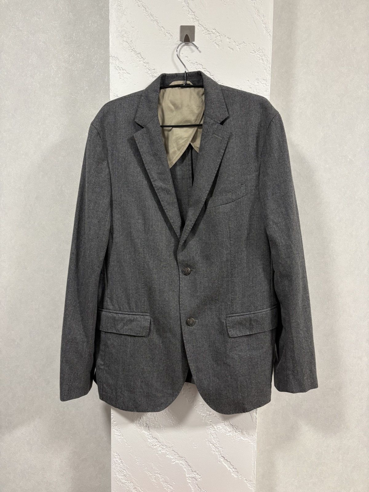 Hartford Hartford Wool Single Breasted Two Button Unlined Blazer L/XL Size 54R - 7 Thumbnail